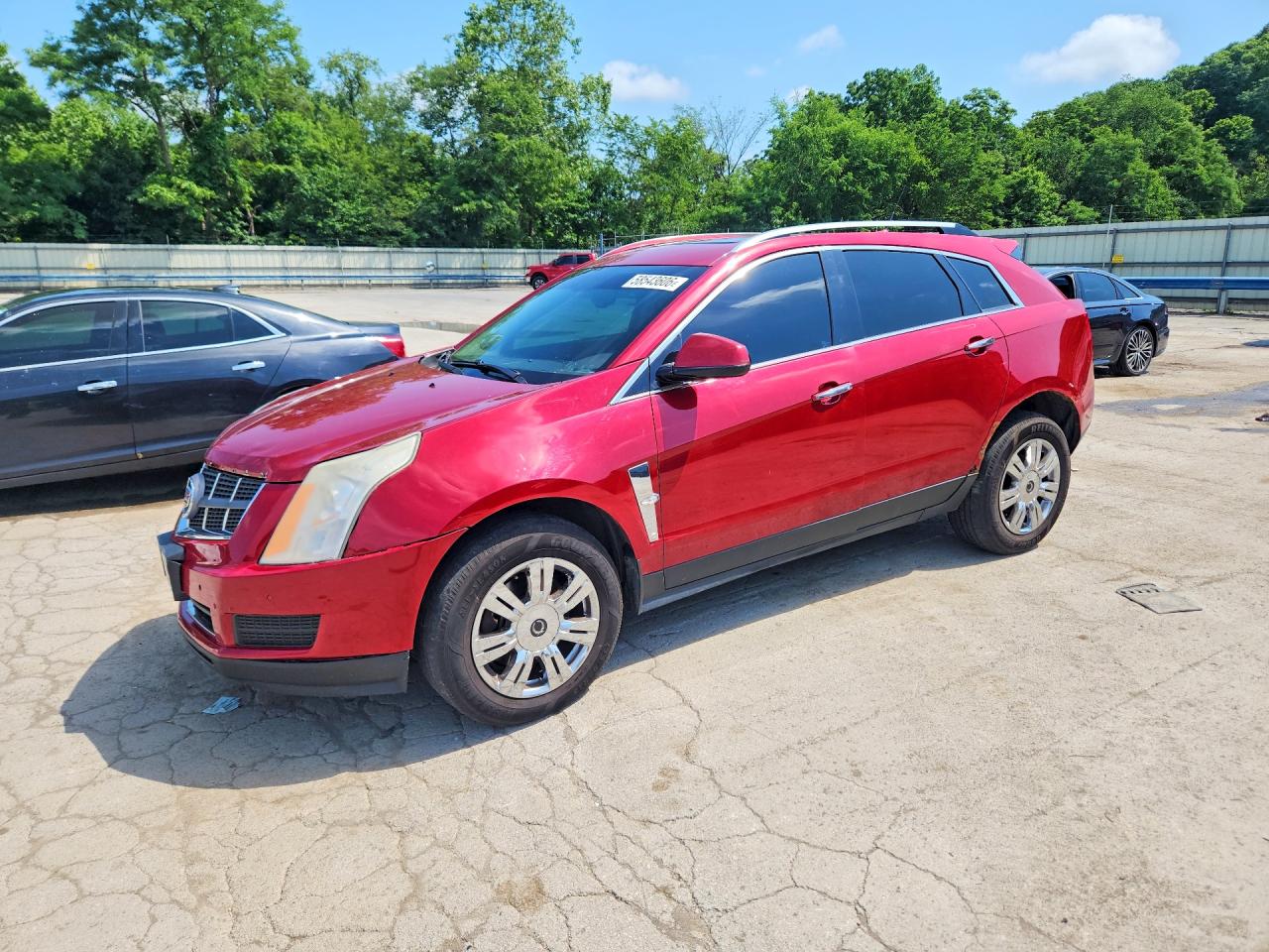 2010 Cadillac Srx Luxury Collection Бордовый vin: 3GYFNDEY3AS643819