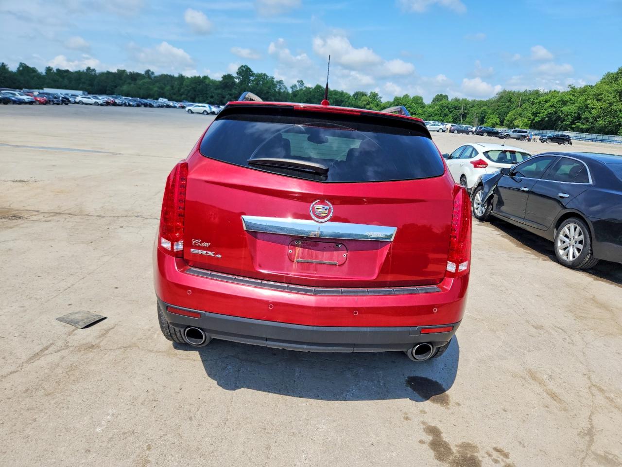 2010 Cadillac Srx Luxury Collection Бордовый vin: 3GYFNDEY3AS643819
