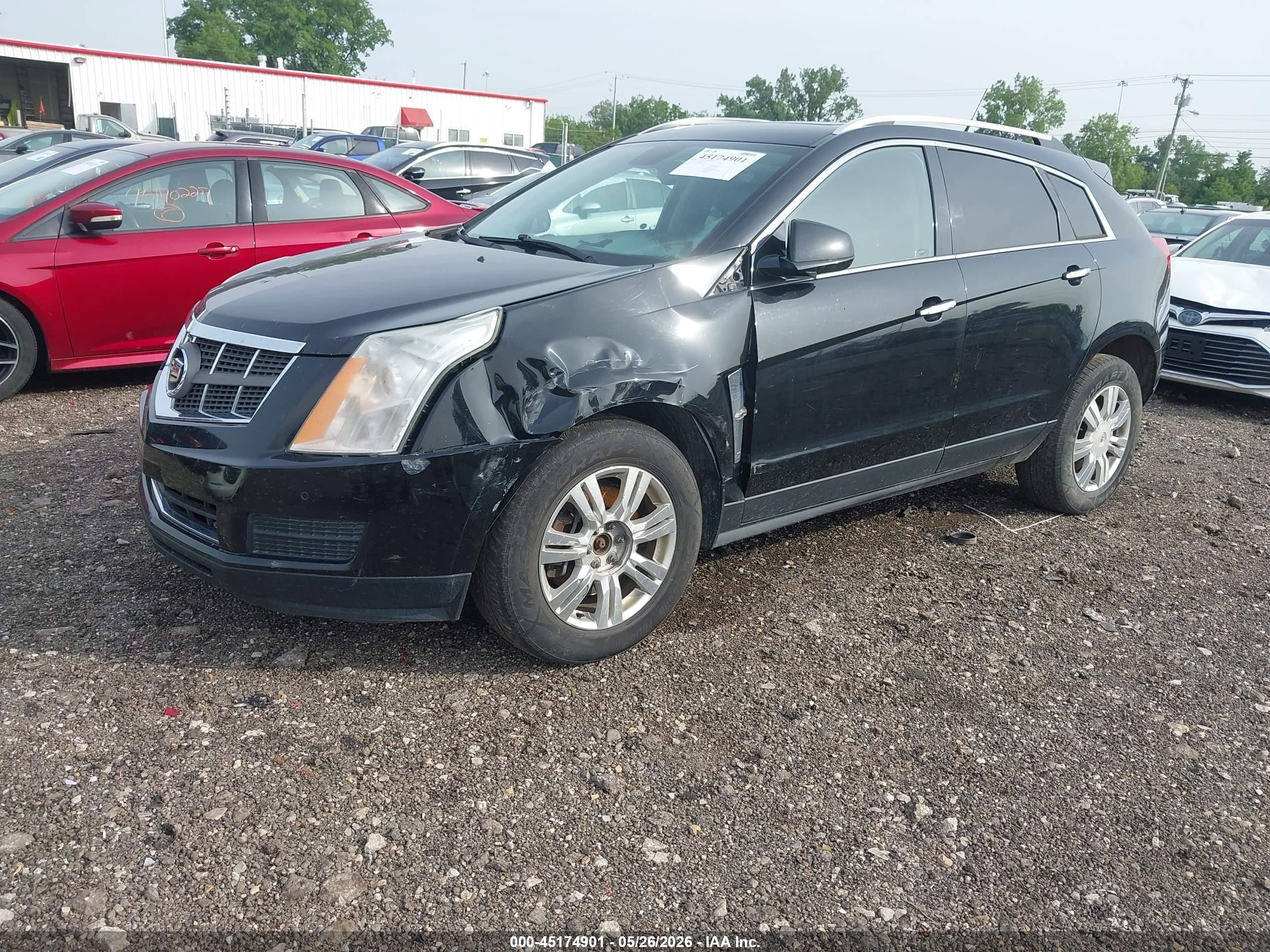 2010 Cadillac Srx Luxury Collection Черный vin: 3GYFNDEY4AS638175
