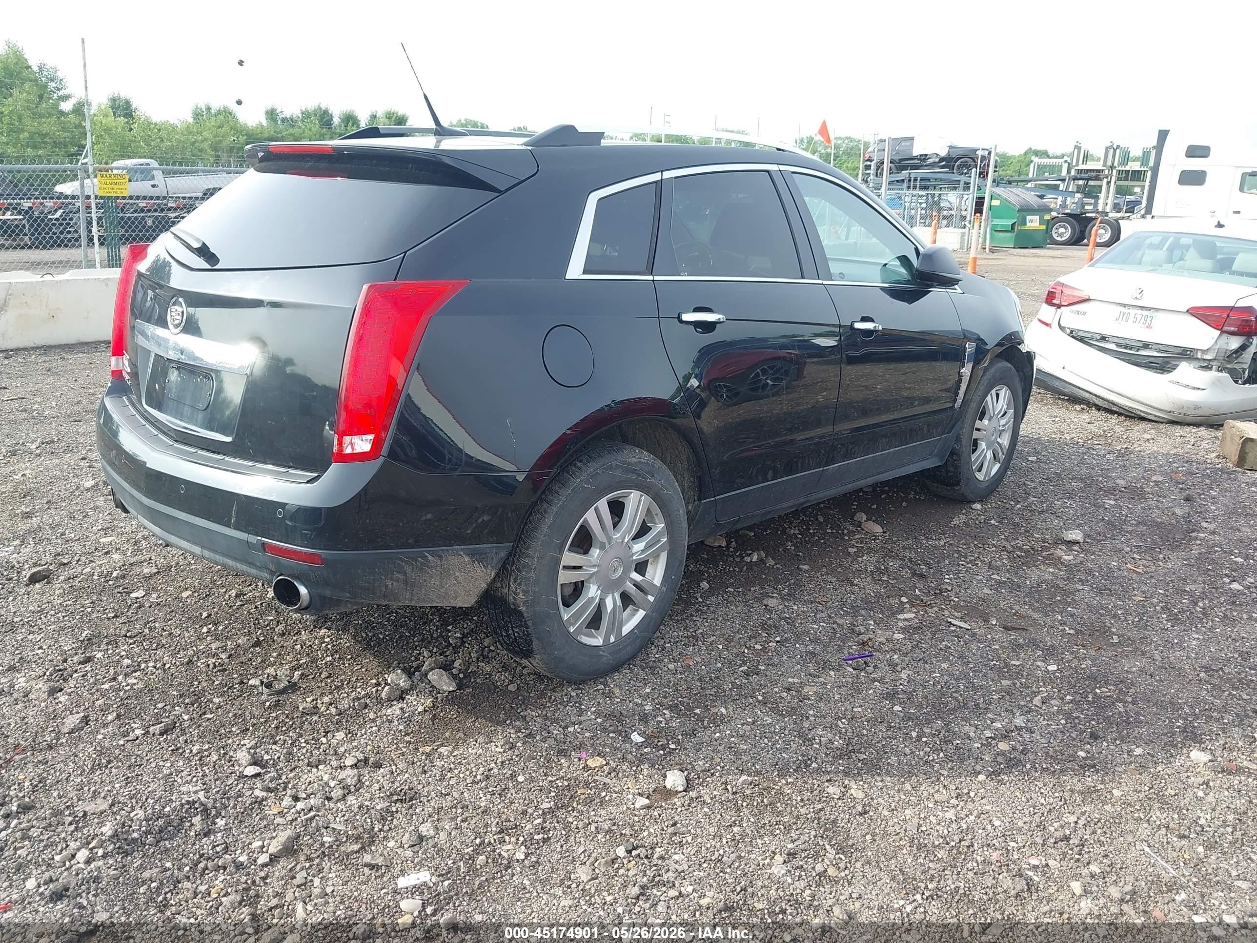 2010 Cadillac Srx Luxury Collection Черный vin: 3GYFNDEY4AS638175