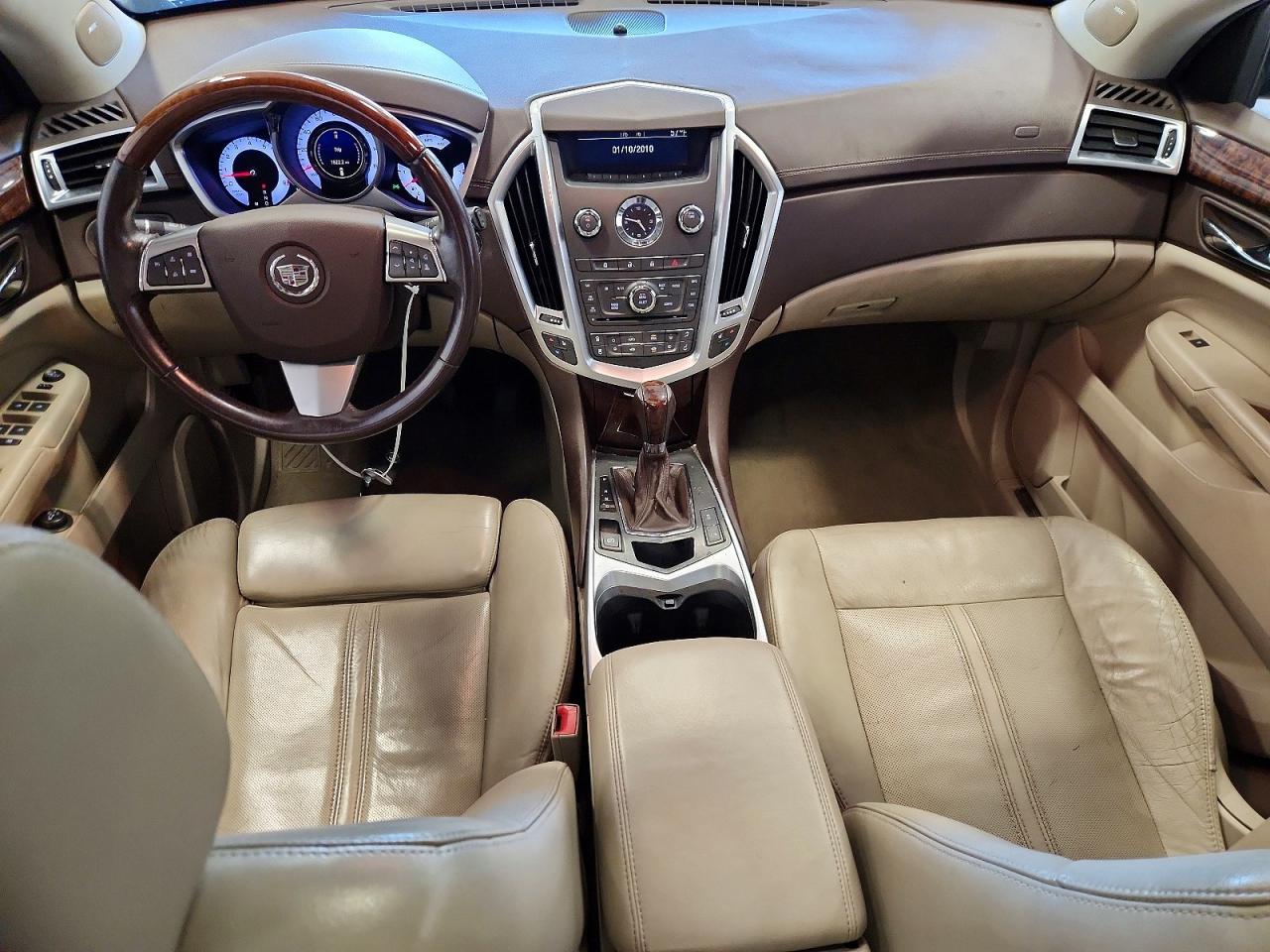 2010 Cadillac Srx Luxury Collection White vin: 3GYFNDEY4AS650925