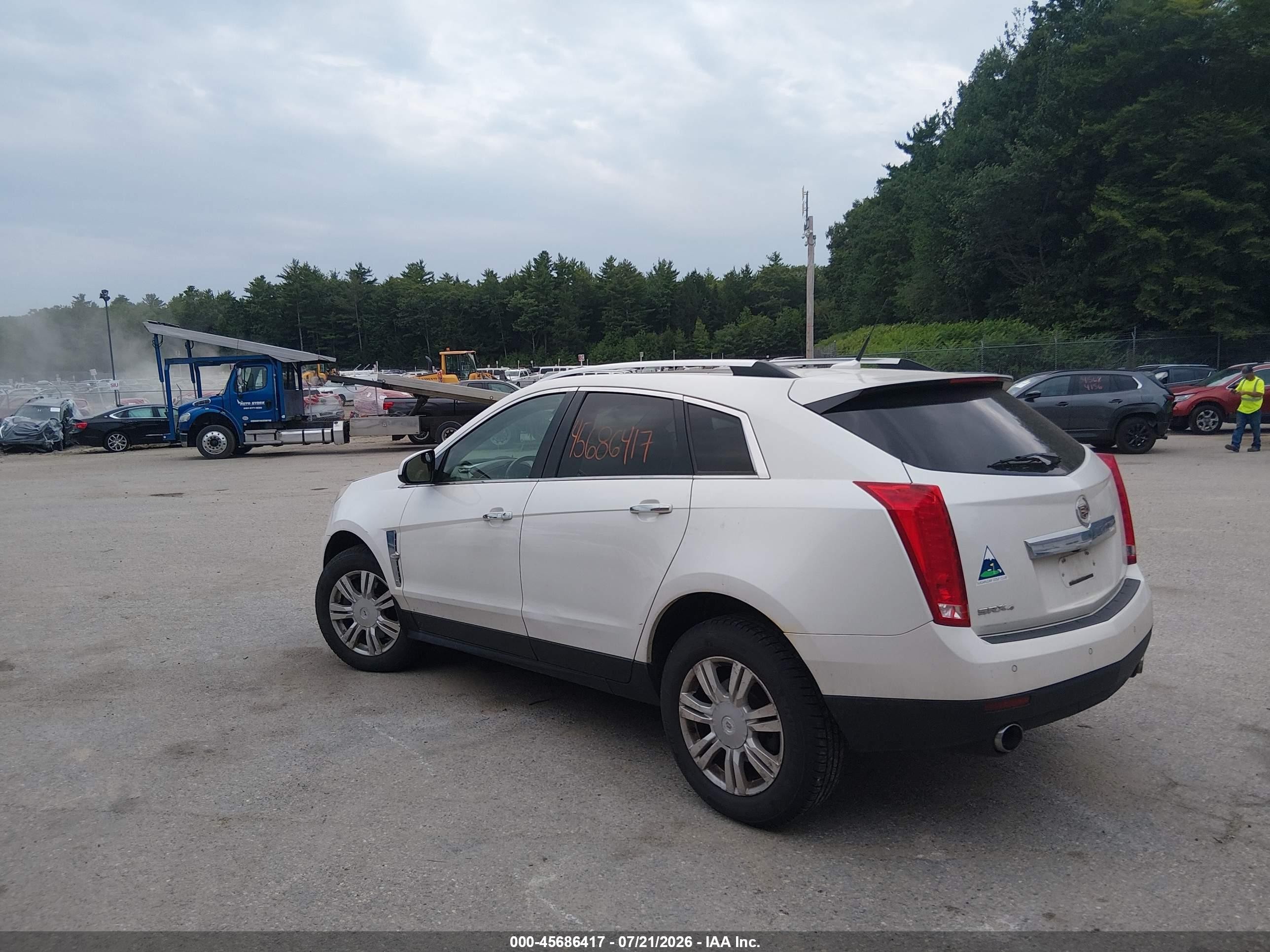 2011 Cadillac Srx Luxury Collection Серебряный vin: 3GYFNDEY4BS556738