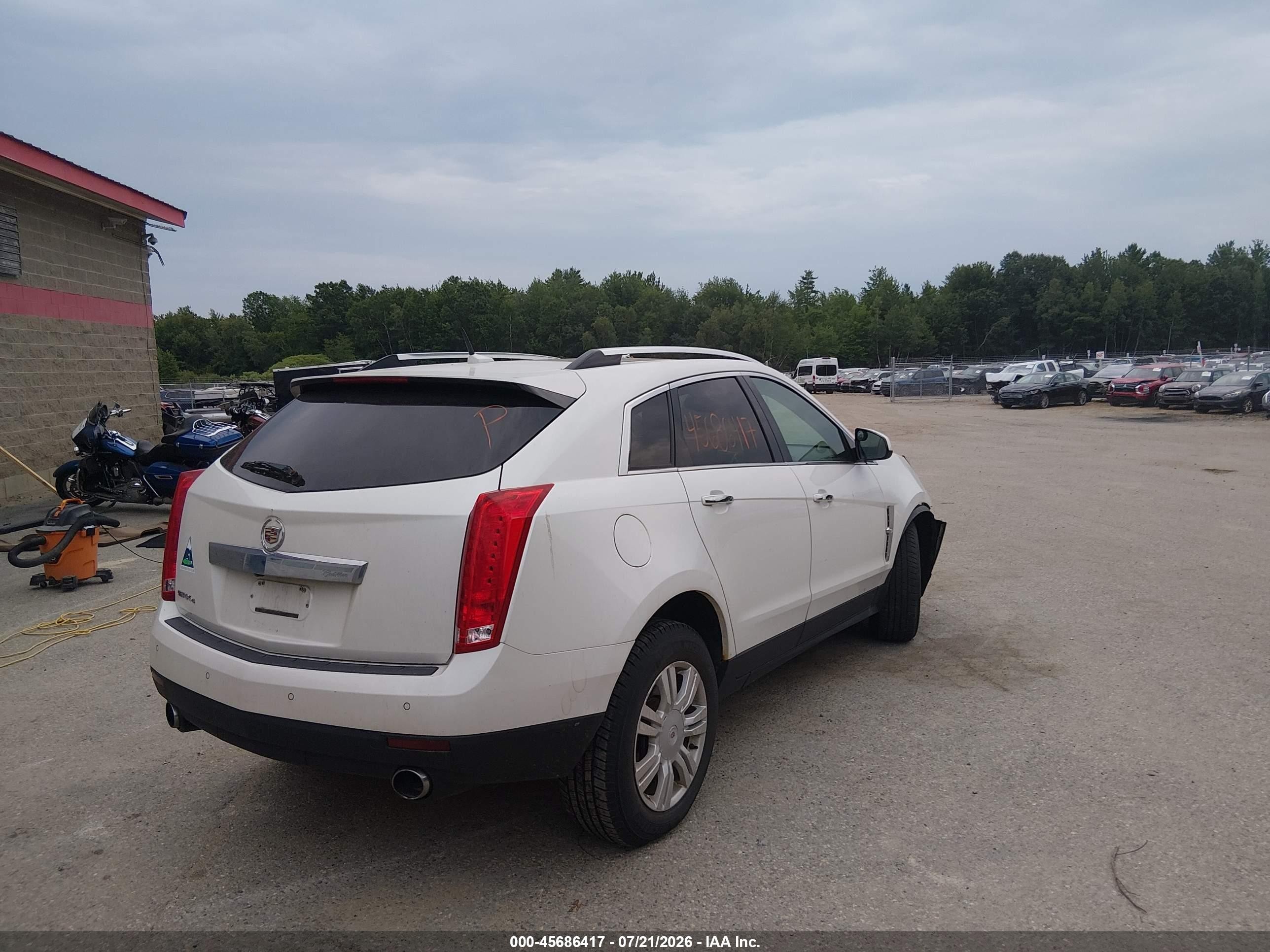 2011 Cadillac Srx Luxury Collection Серебряный vin: 3GYFNDEY4BS556738