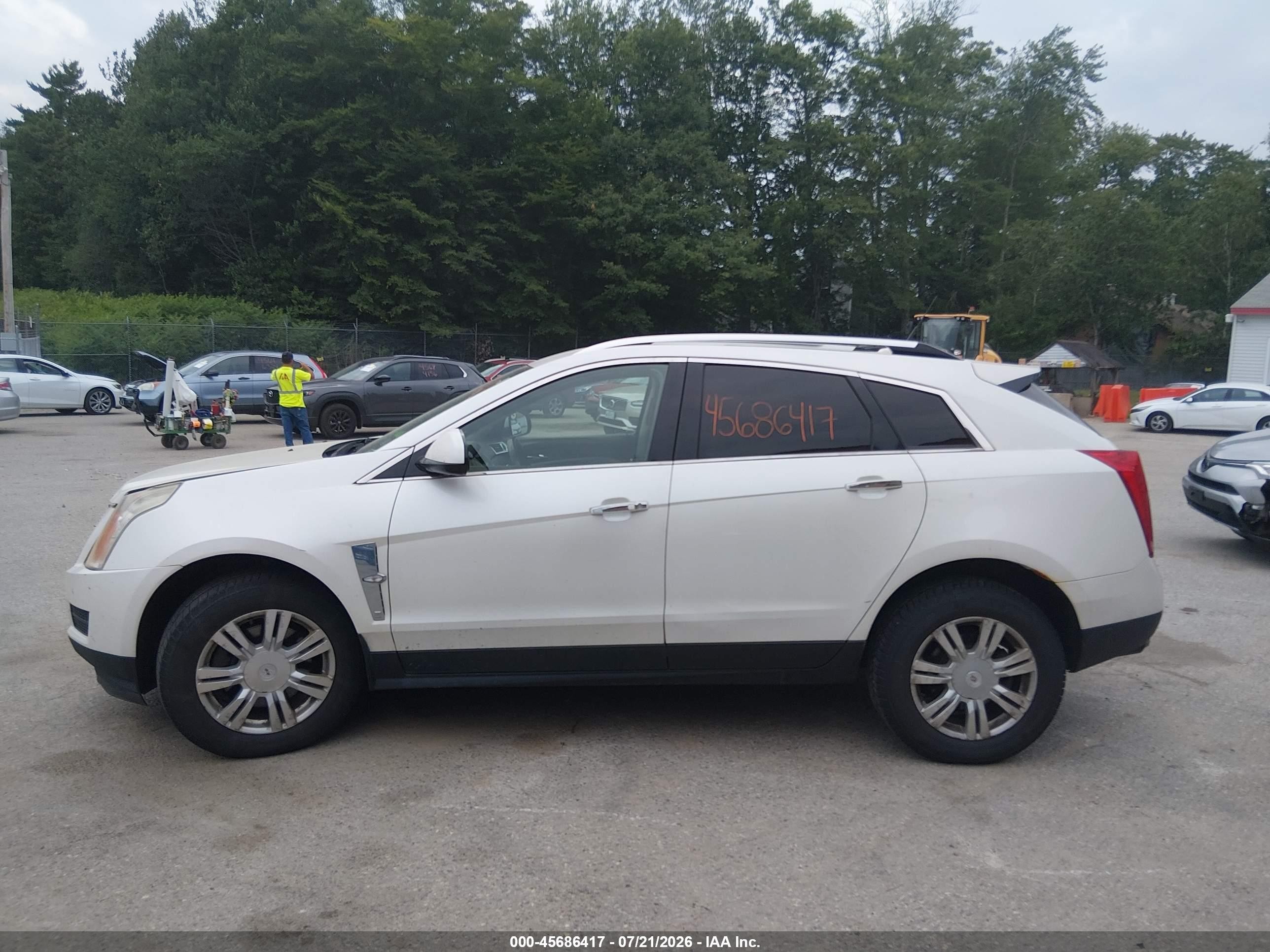 2011 Cadillac Srx Luxury Collection Серебряный vin: 3GYFNDEY4BS556738