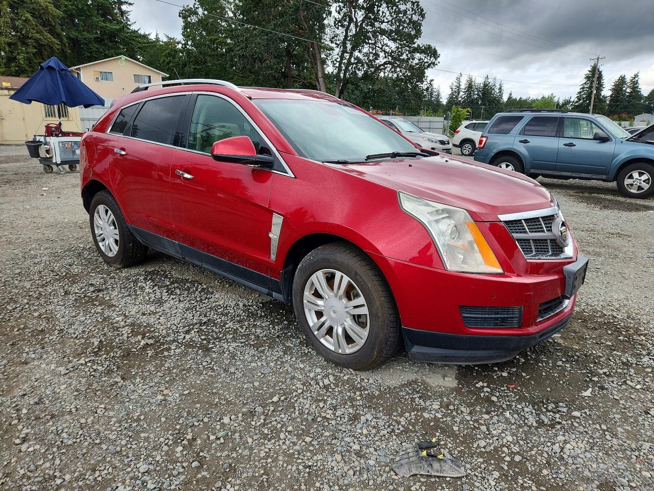 2011 Cadillac Srx Luxury Collection Red vin: 3GYFNDEY4BS571451