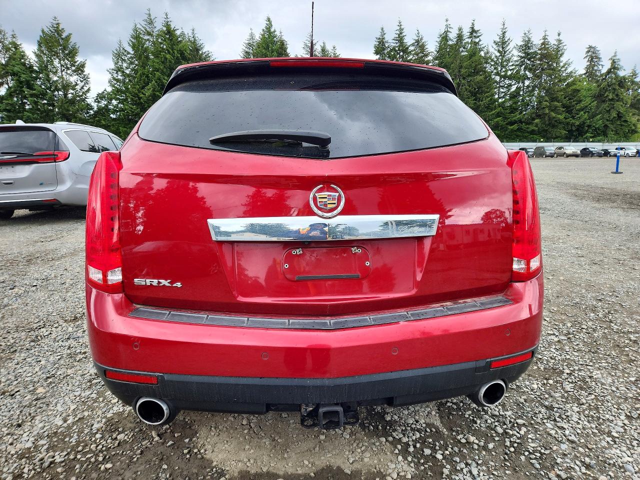 2011 Cadillac Srx Luxury Collection Red vin: 3GYFNDEY4BS571451
