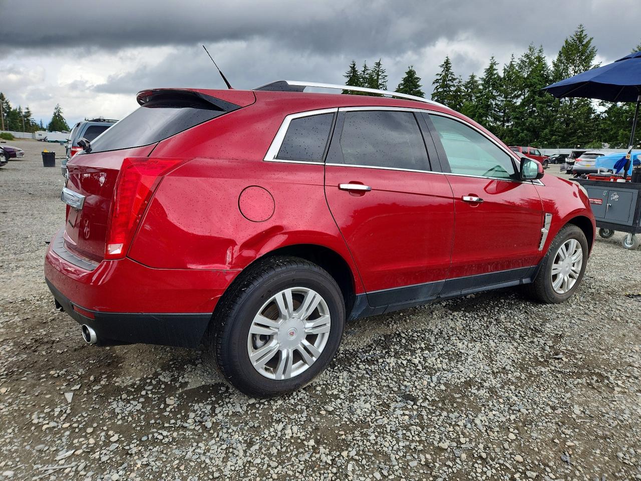 2011 Cadillac Srx Luxury Collection Red vin: 3GYFNDEY4BS571451