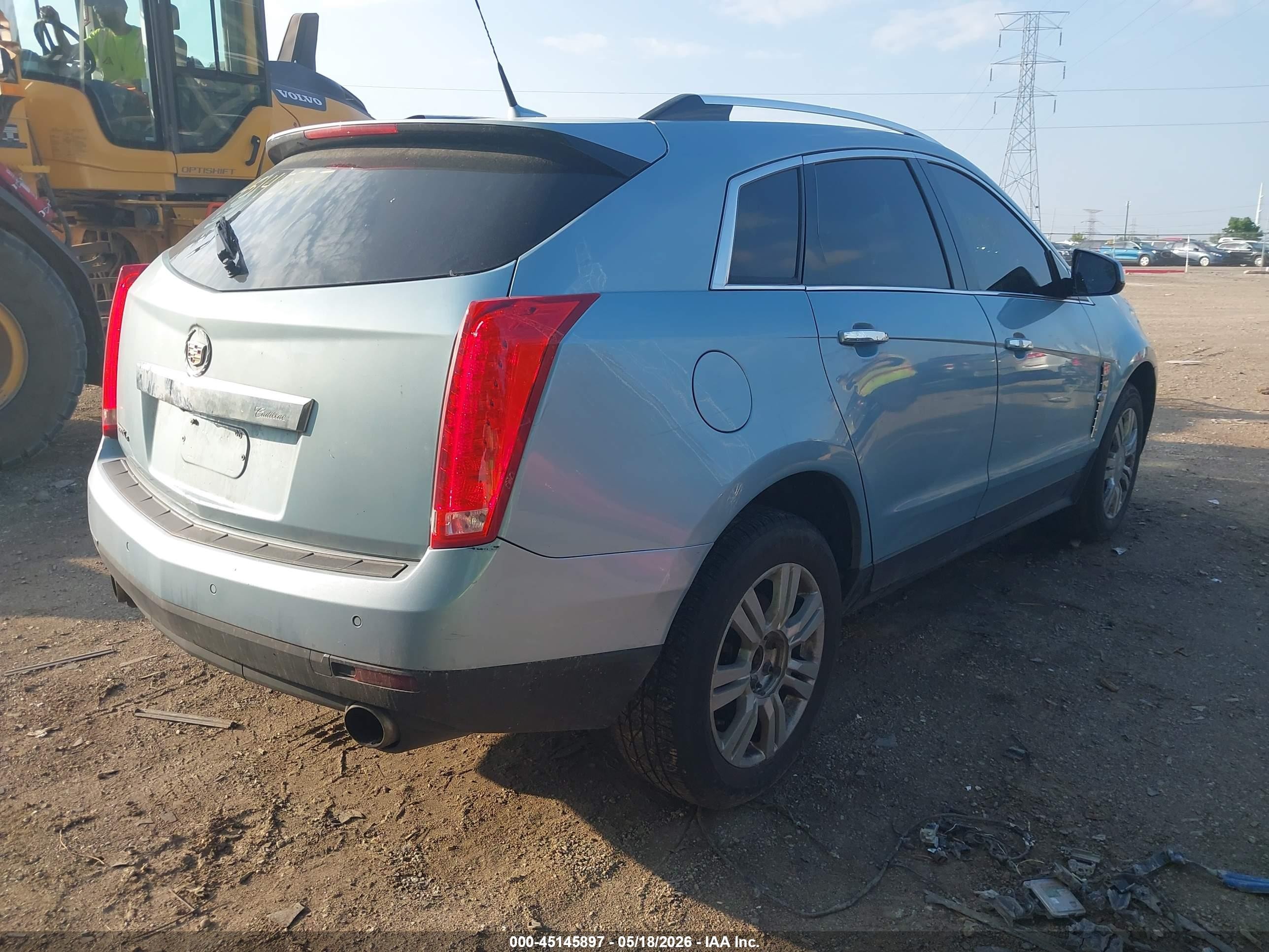 2011 Cadillac Srx Luxury Collection Light Blue vin: 3GYFNDEY4BS596088