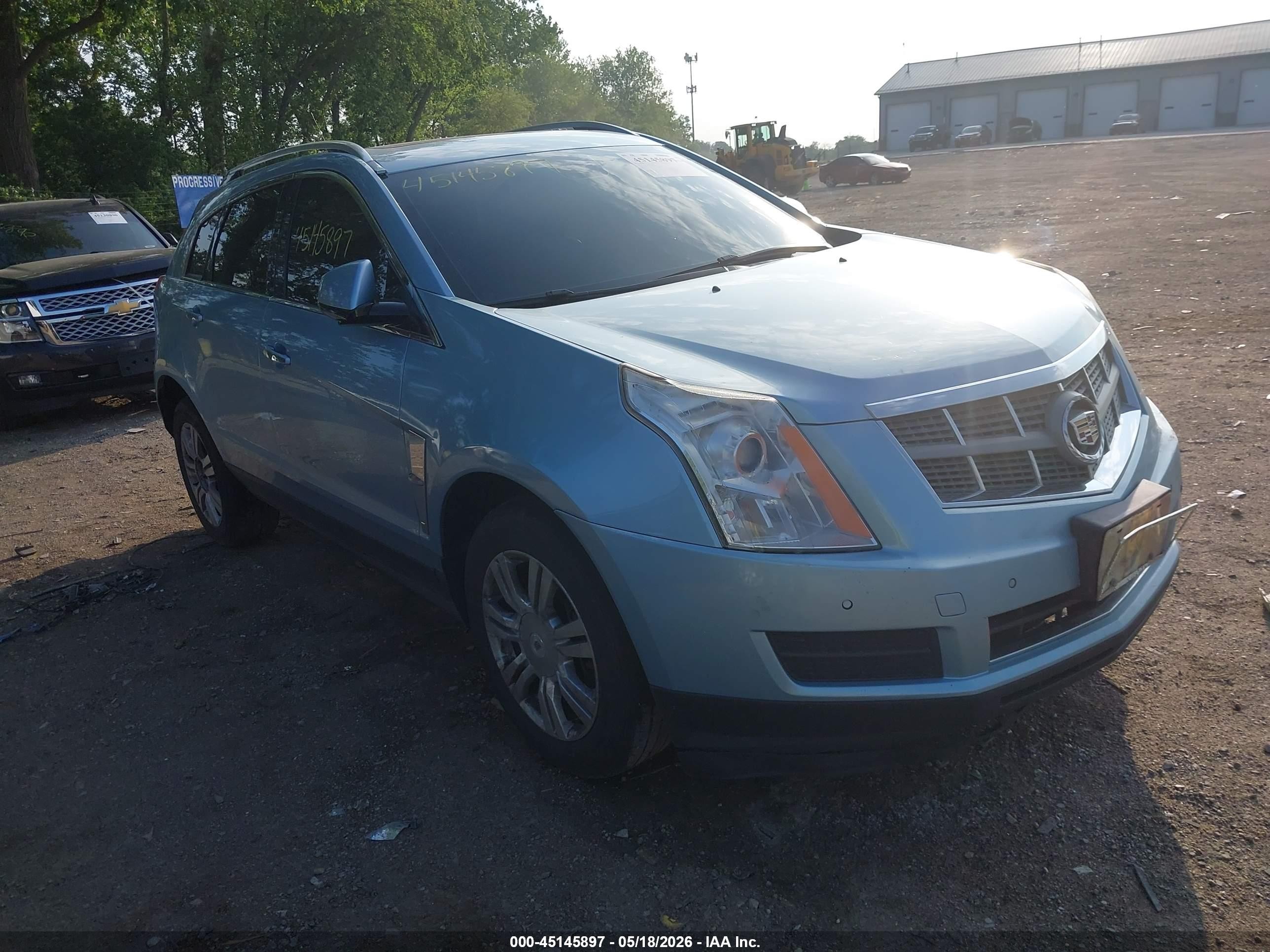 2011 Cadillac Srx Luxury Collection Light Blue vin: 3GYFNDEY4BS596088