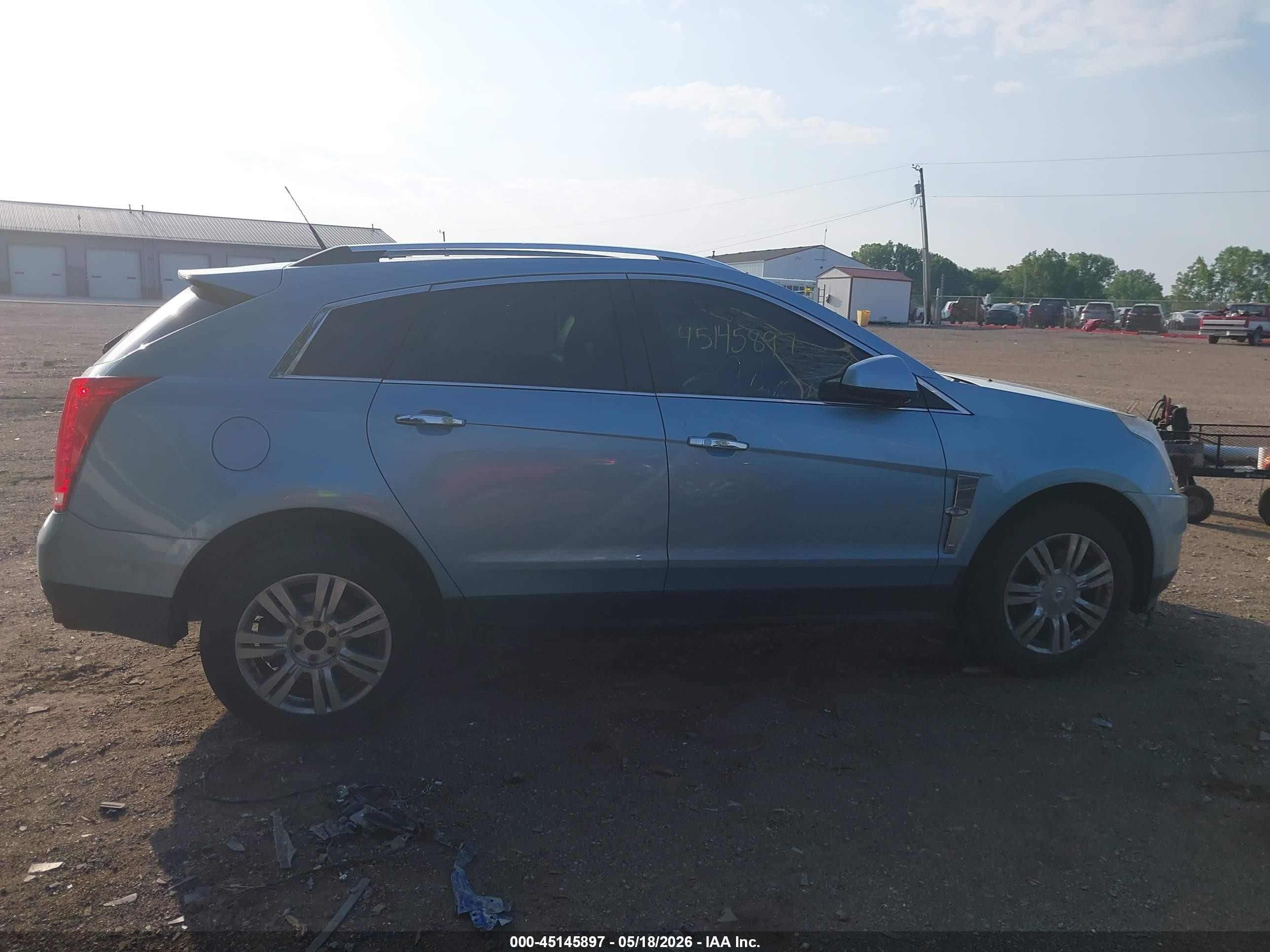 2011 Cadillac Srx Luxury Collection Light Blue vin: 3GYFNDEY4BS596088