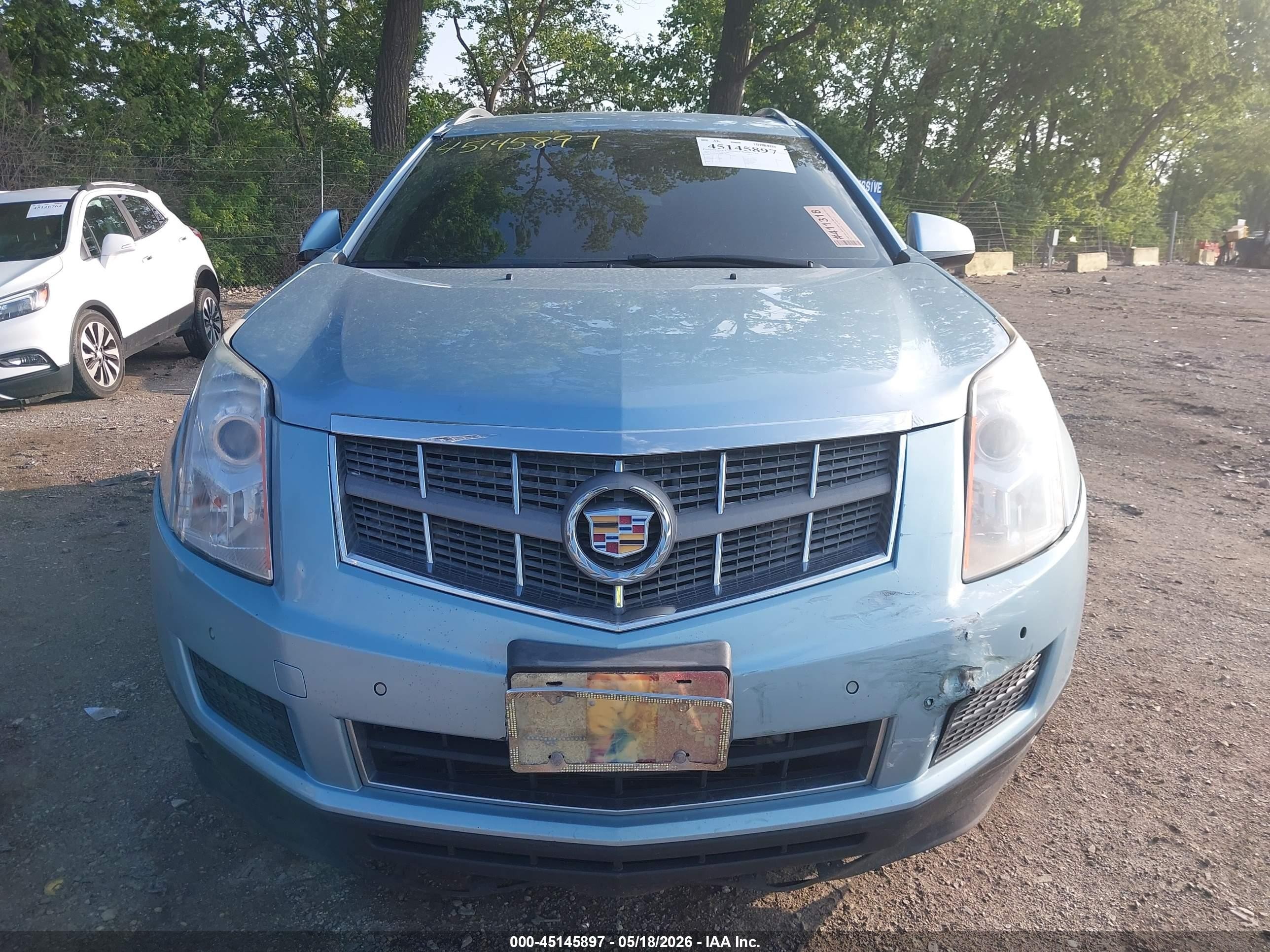 2011 Cadillac Srx Luxury Collection Light Blue vin: 3GYFNDEY4BS596088