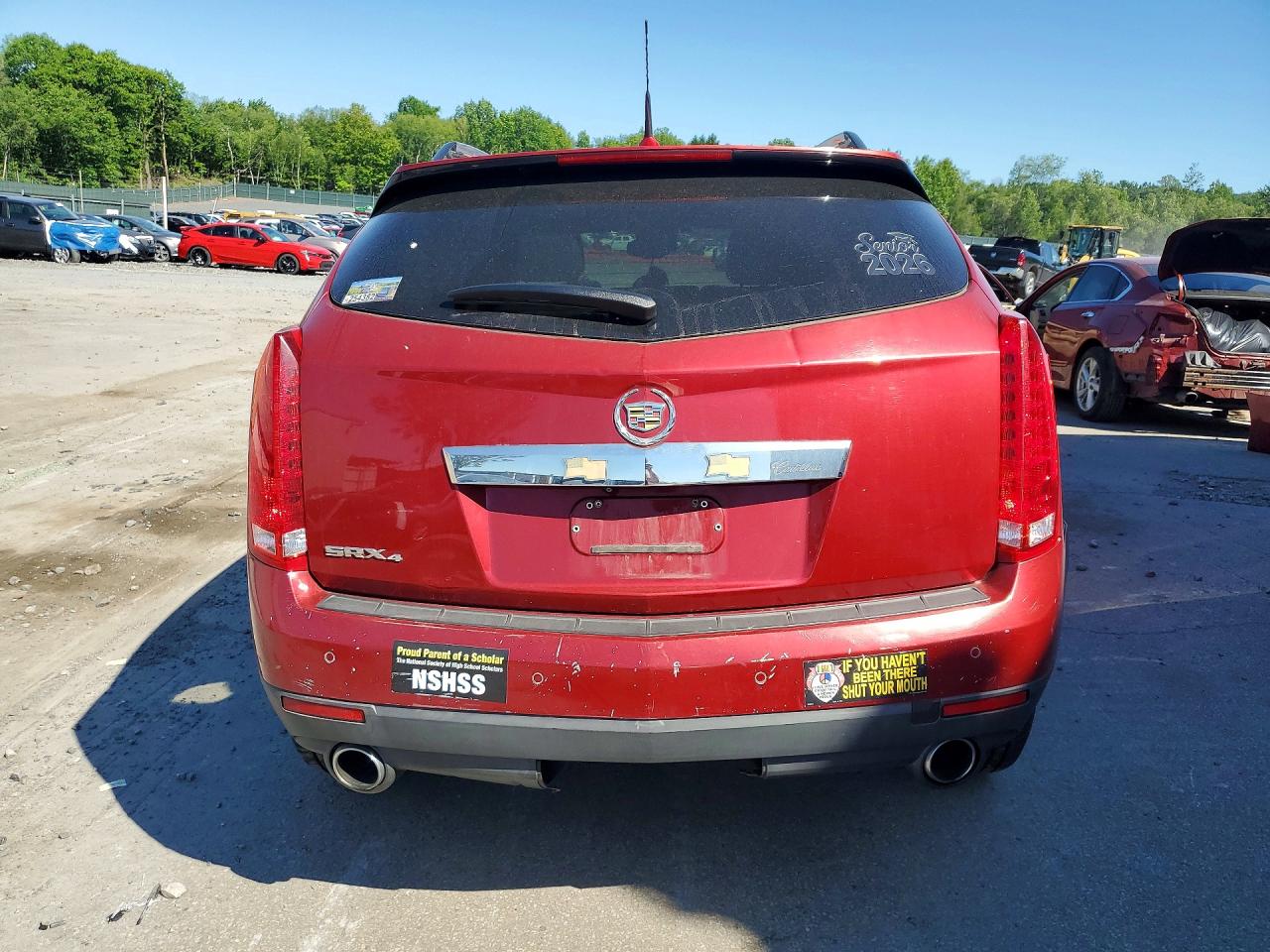 2011 Cadillac Srx Luxury Collection Red vin: 3GYFNDEY4BS606473