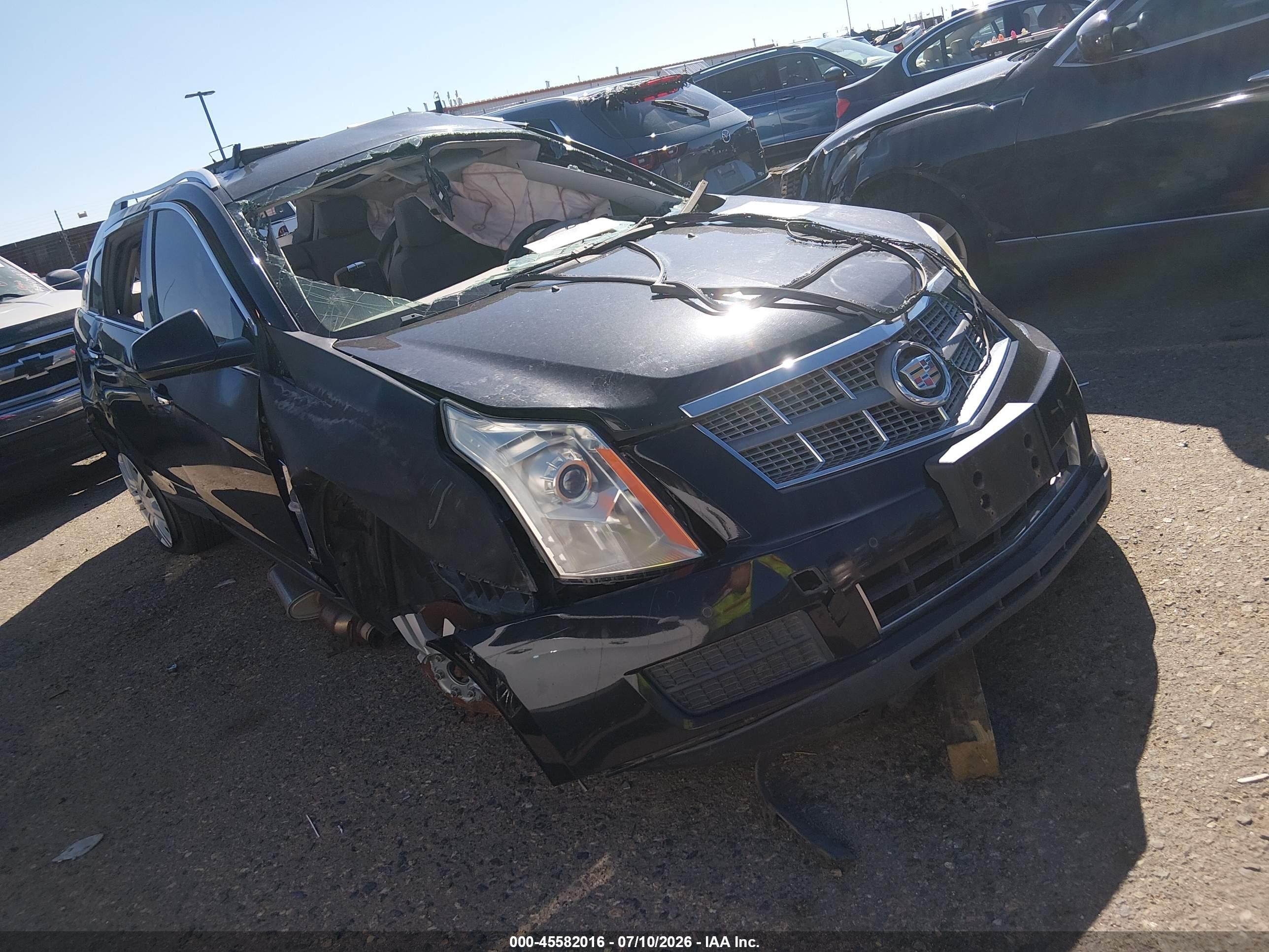 2010 Cadillac Srx Luxury Collection Black vin: 3GYFNDEY5AS629324