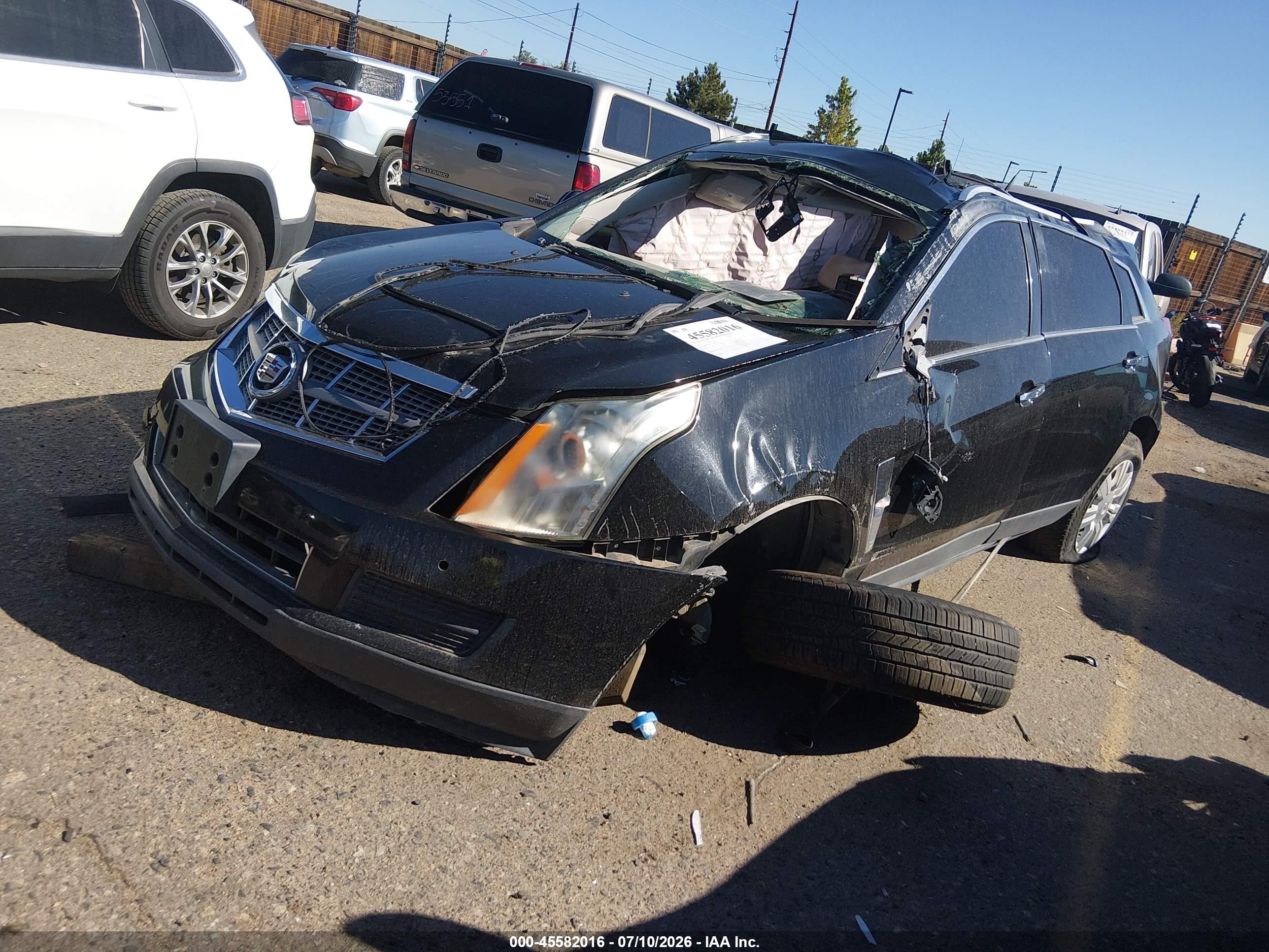 2010 Cadillac Srx Luxury Collection Black vin: 3GYFNDEY5AS629324