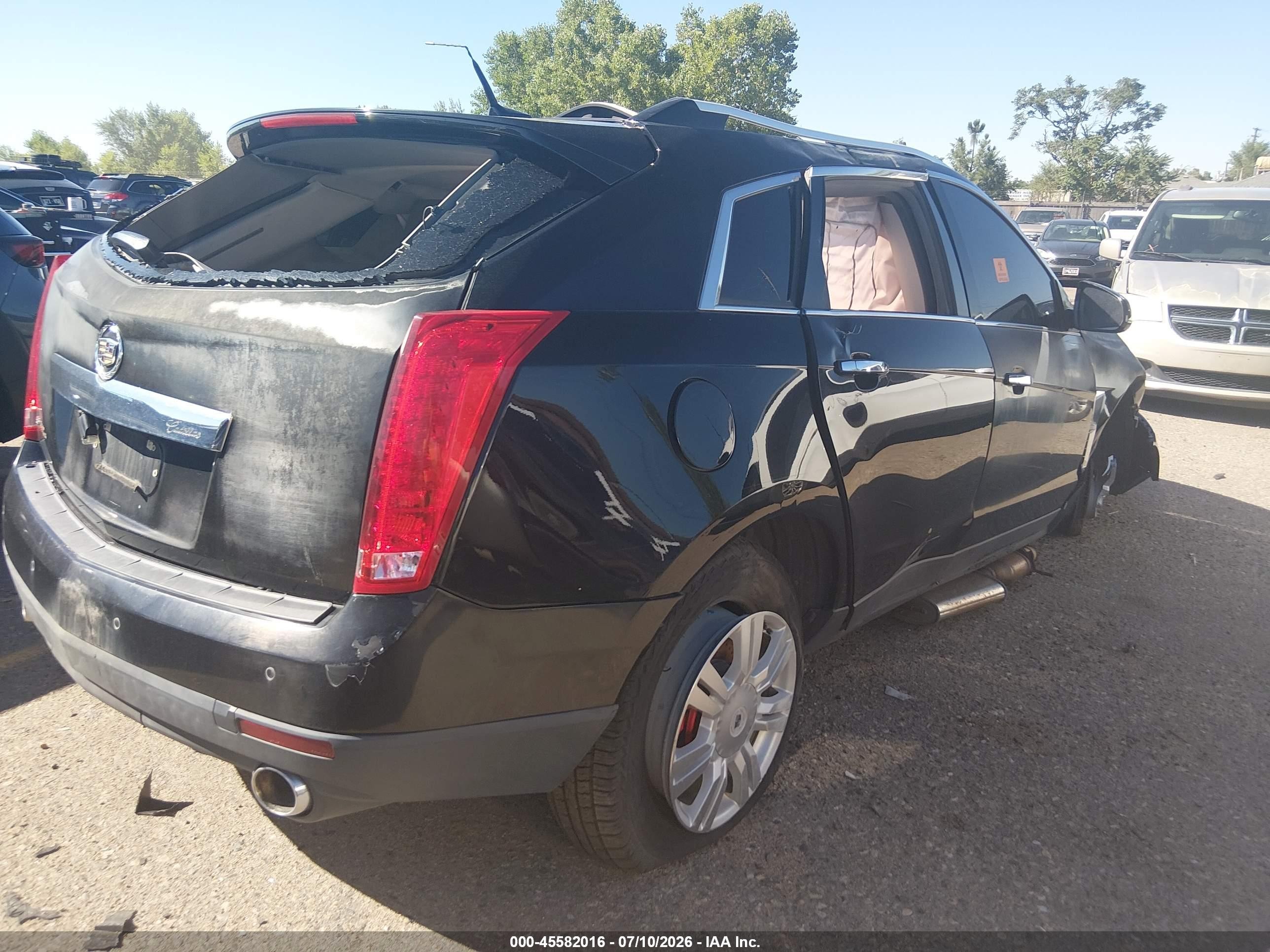 2010 Cadillac Srx Luxury Collection Black vin: 3GYFNDEY5AS629324