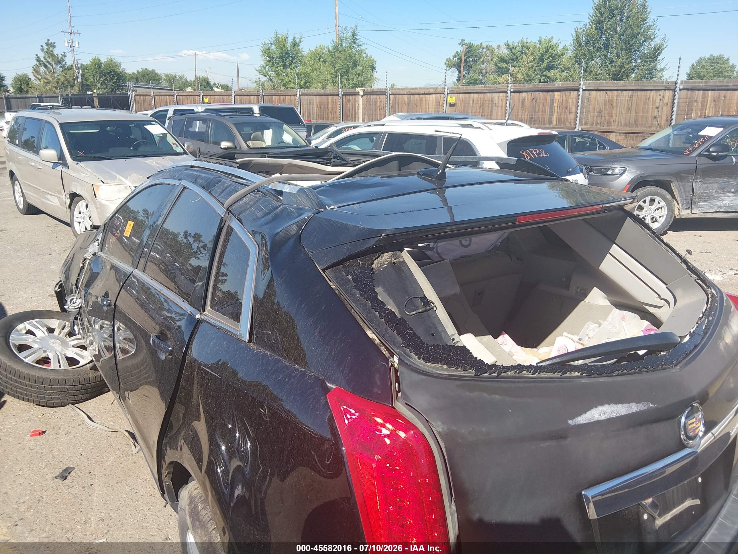 2010 Cadillac Srx Luxury Collection Black vin: 3GYFNDEY5AS629324