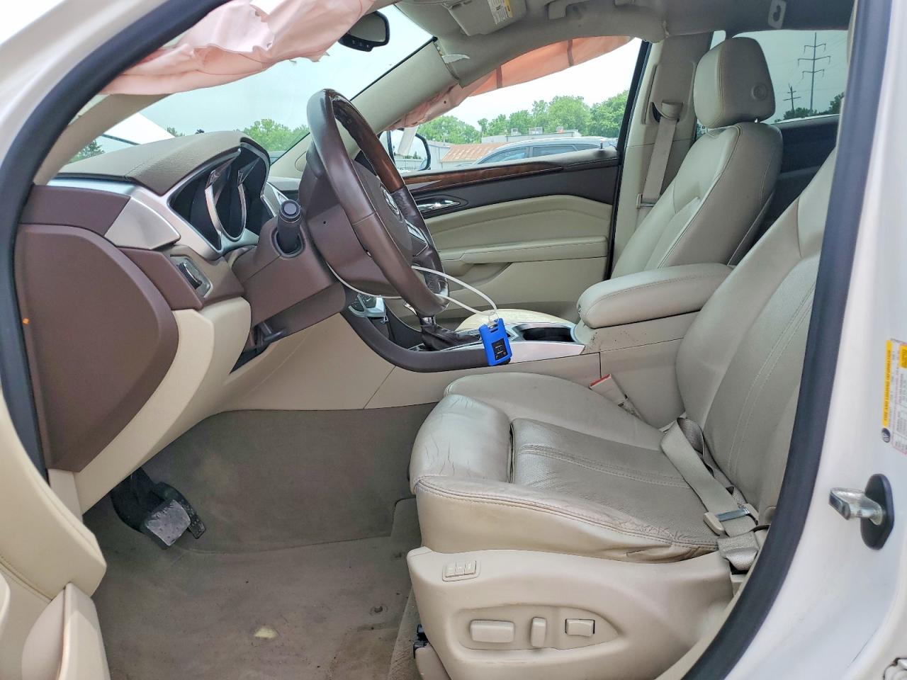 2011 Cadillac Srx Luxury Collection White vin: 3GYFNDEY5BS535025