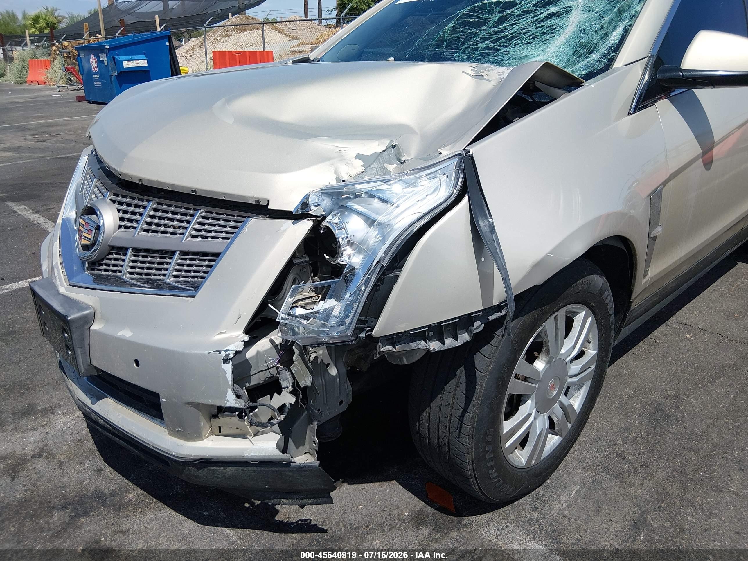 2011 Cadillac Srx Luxury Collection Beige vin: 3GYFNDEY5BS600133