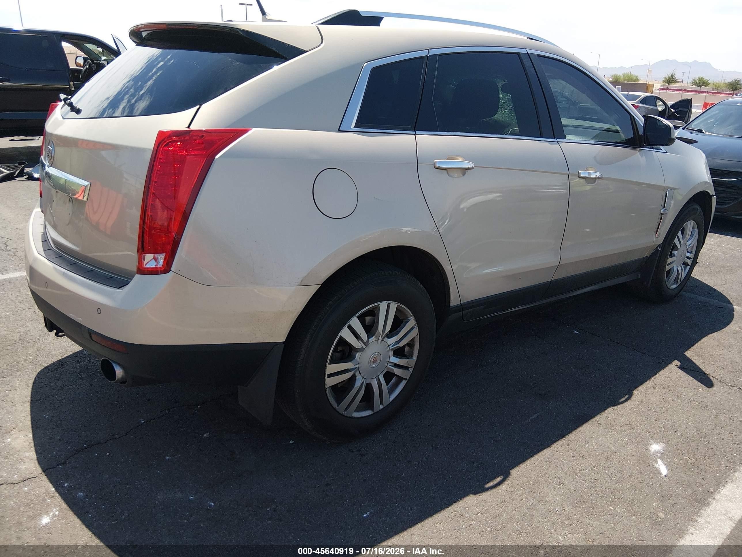 2011 Cadillac Srx Luxury Collection Beige vin: 3GYFNDEY5BS600133