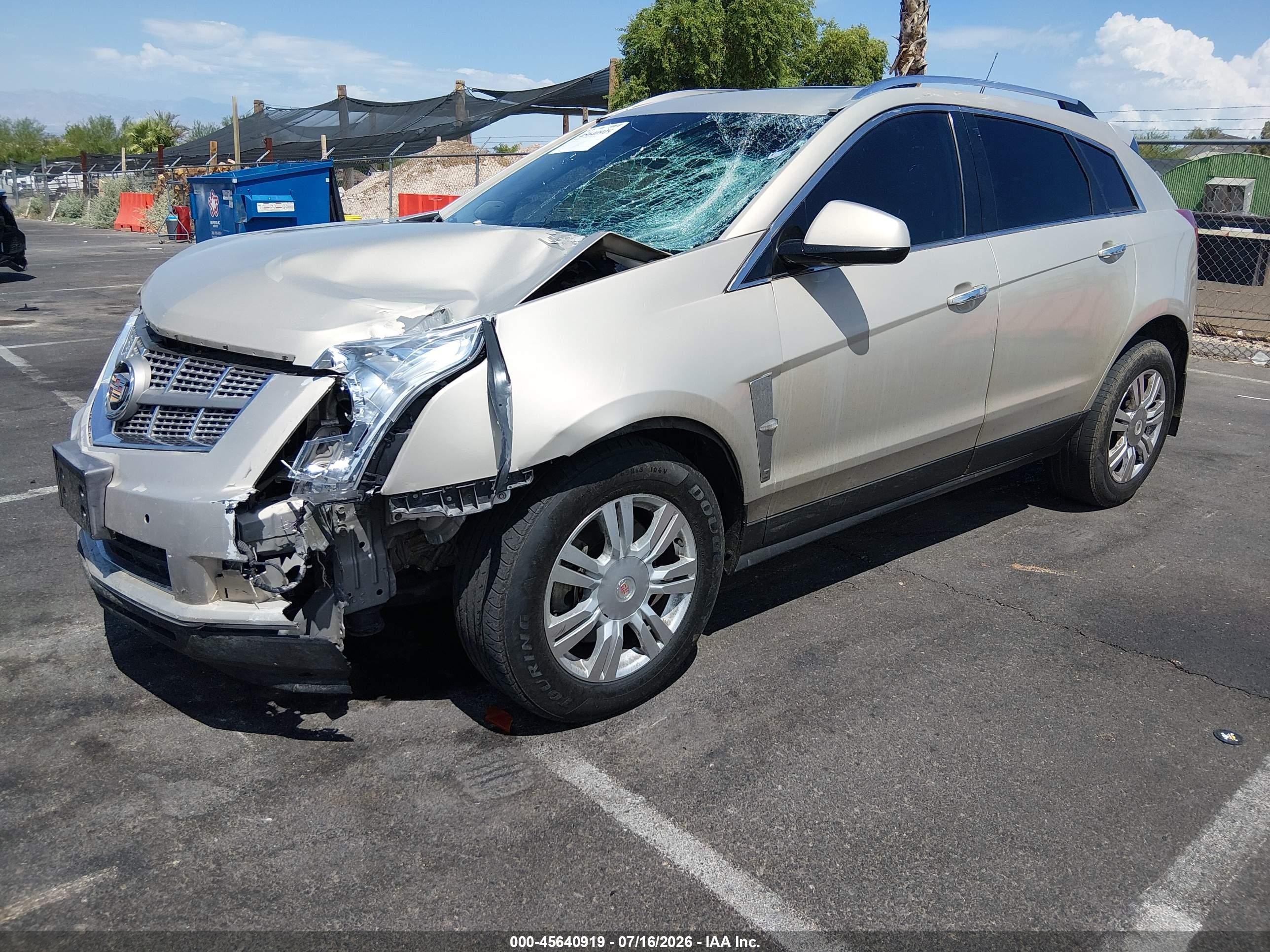 2011 Cadillac Srx Luxury Collection Beige vin: 3GYFNDEY5BS600133