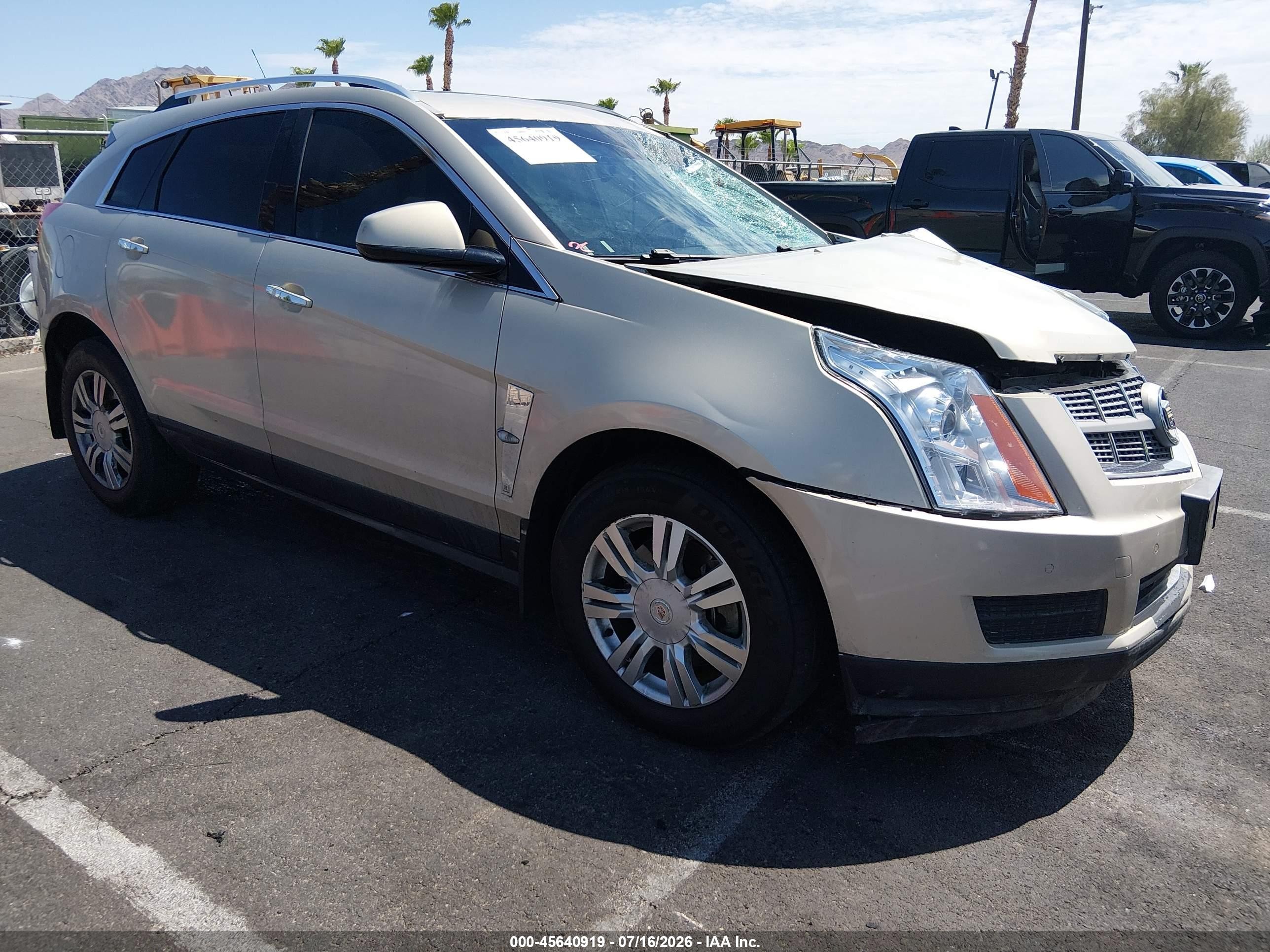 2011 Cadillac Srx Luxury Collection Beige vin: 3GYFNDEY5BS600133