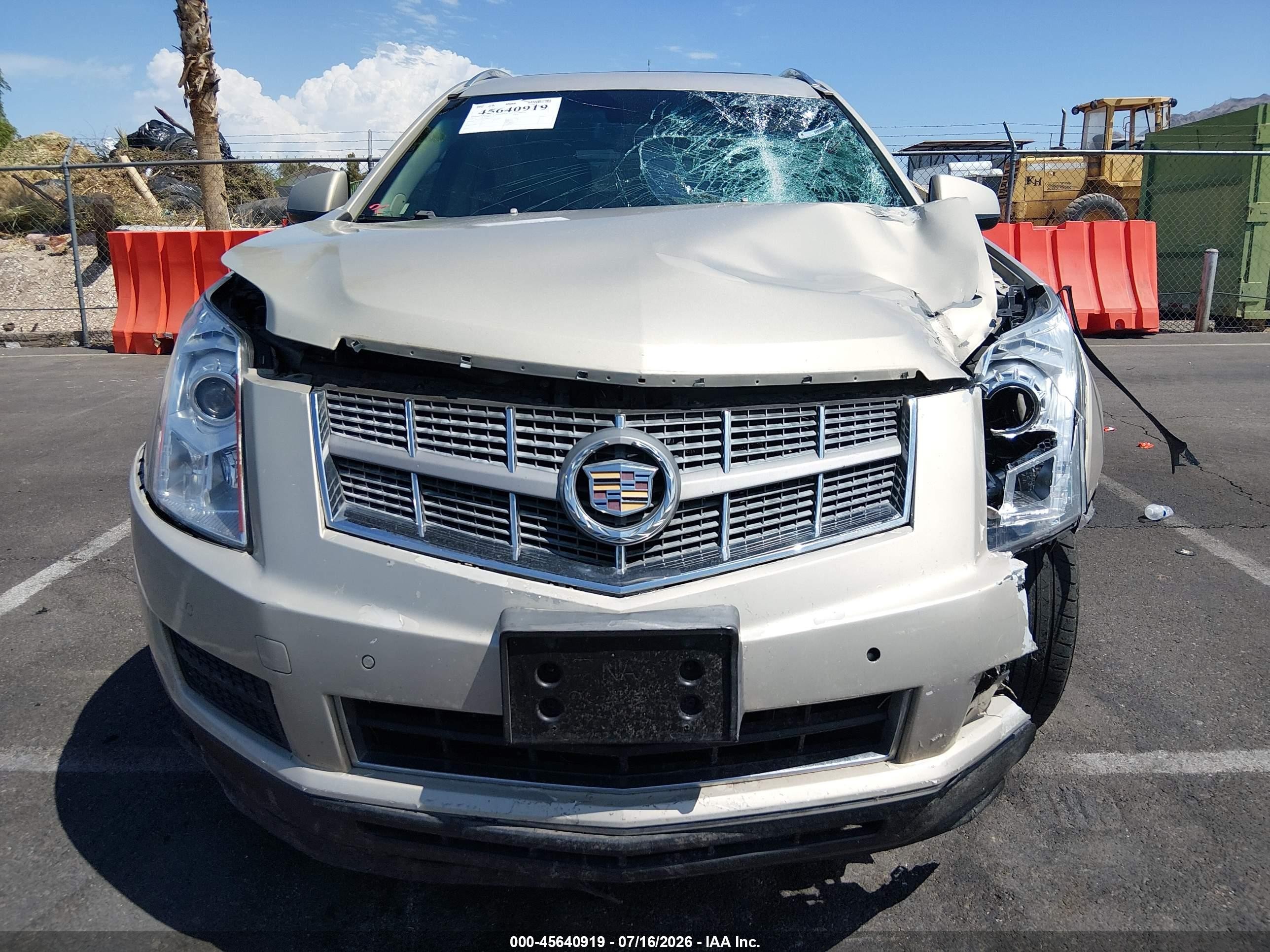 2011 Cadillac Srx Luxury Collection Beige vin: 3GYFNDEY5BS600133