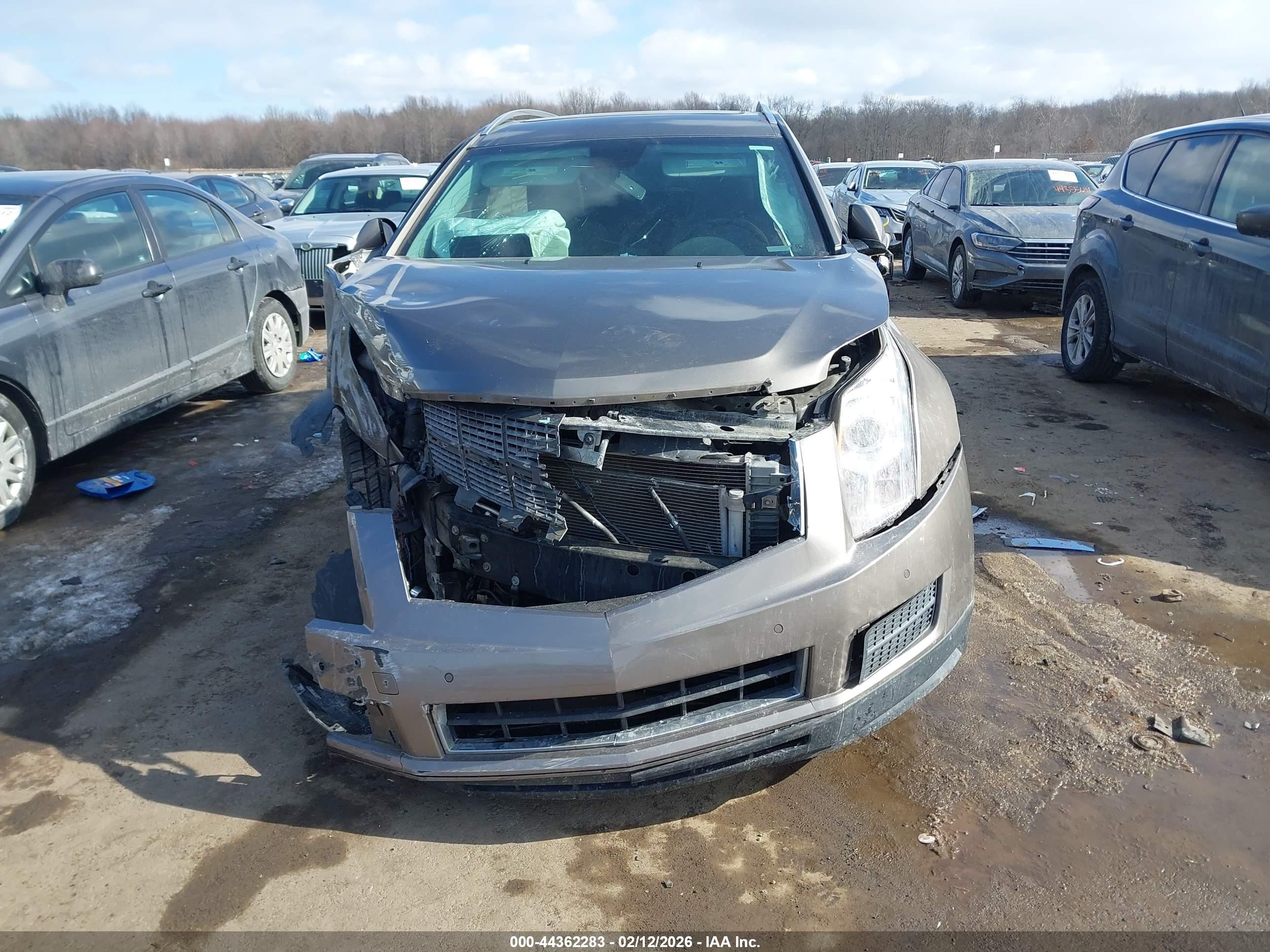 2011 Cadillac Srx Luxury Collection Blue vin: 3GYFNDEY6BS527127