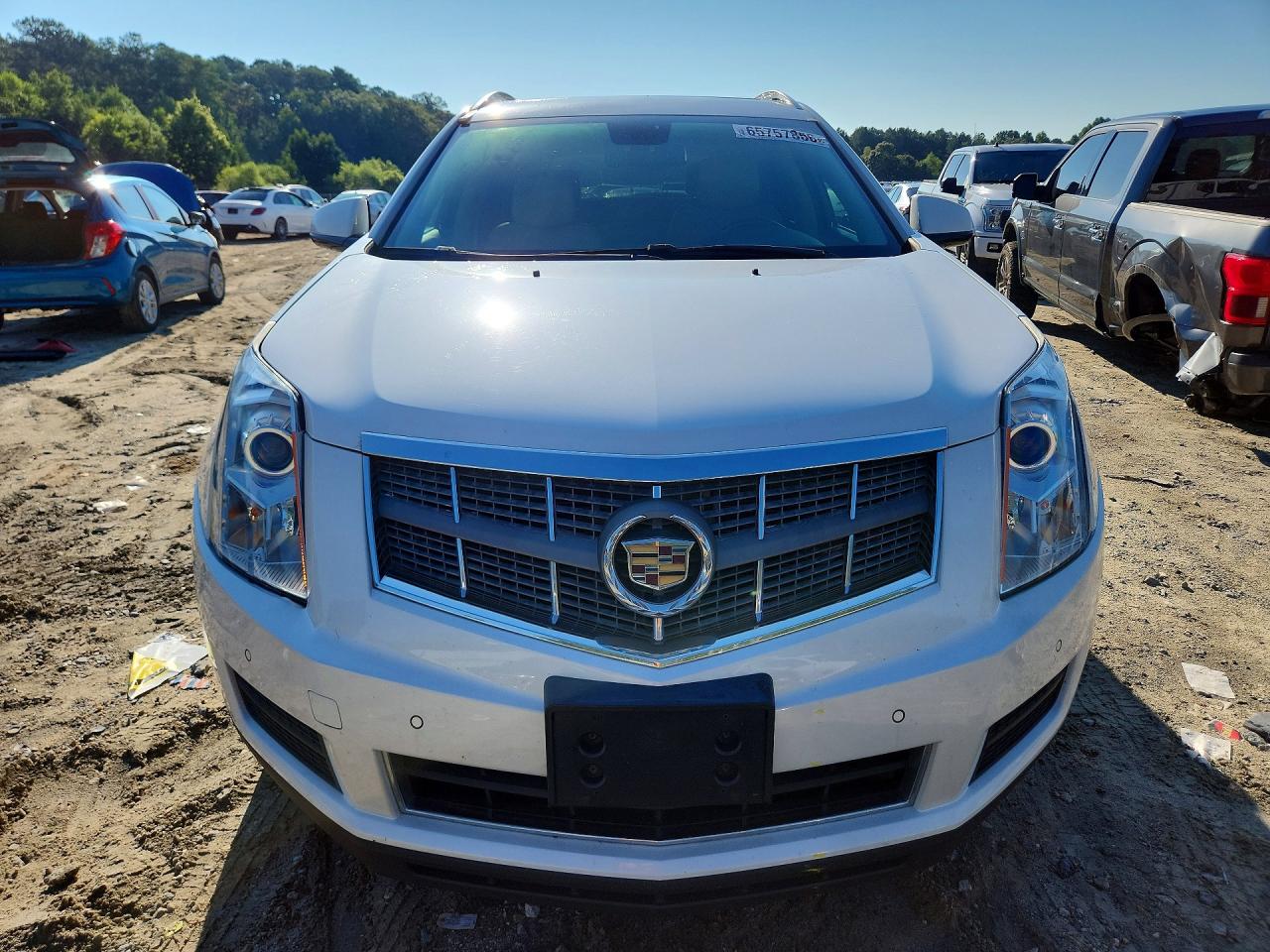 2011 Cadillac Srx Luxury Collection White vin: 3GYFNDEY6BS545918