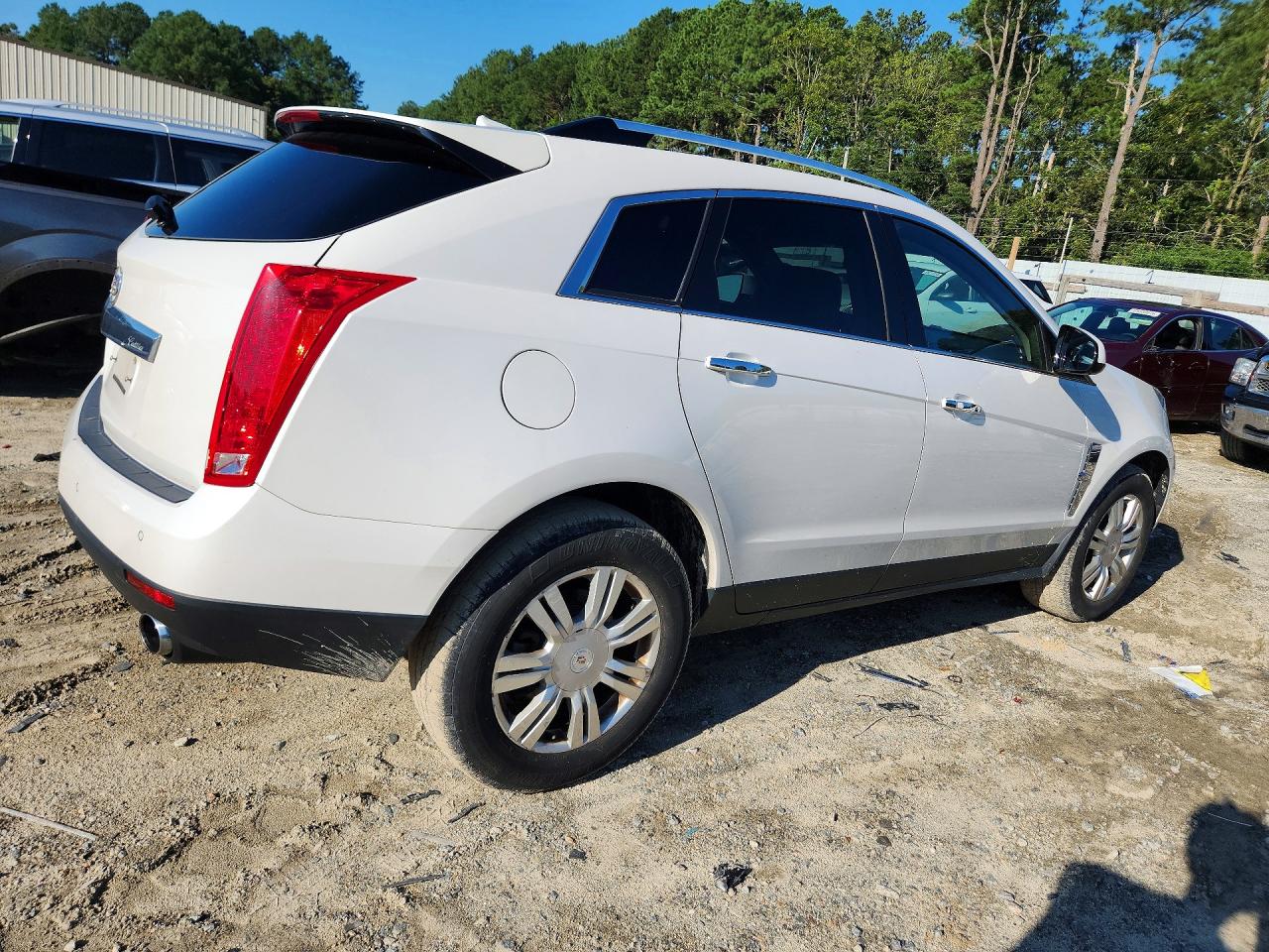 2011 Cadillac Srx Luxury Collection White vin: 3GYFNDEY6BS545918