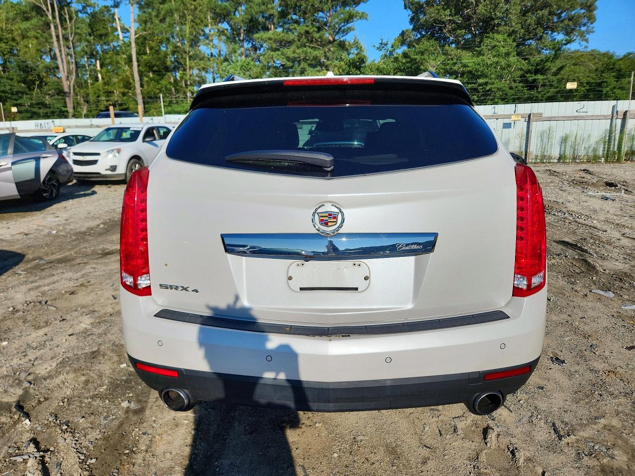 2011 Cadillac Srx Luxury Collection White vin: 3GYFNDEY6BS545918