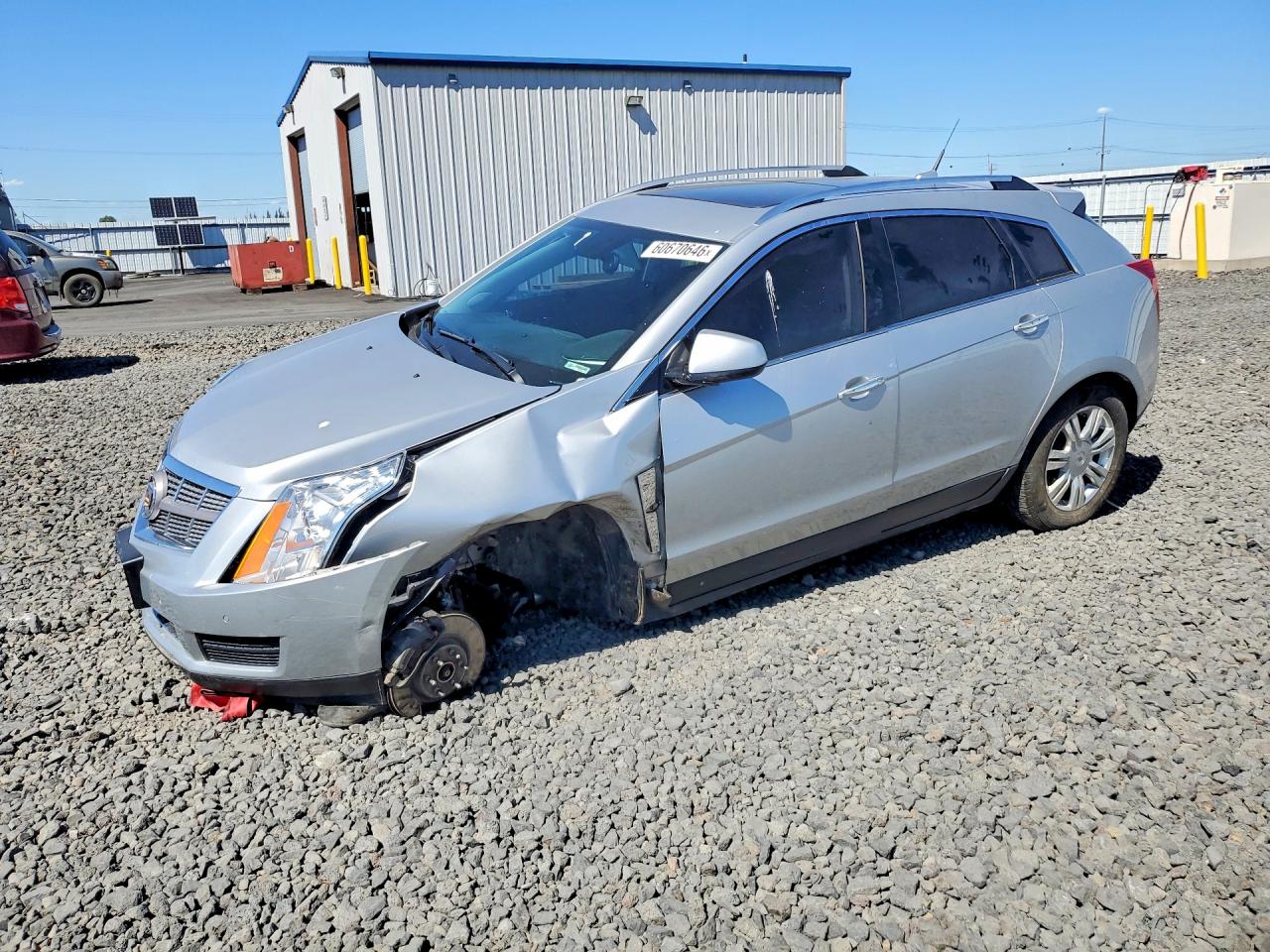 2010 Cadillac Srx Luxury Collection Silver vin: 3GYFNDEY7AS658520