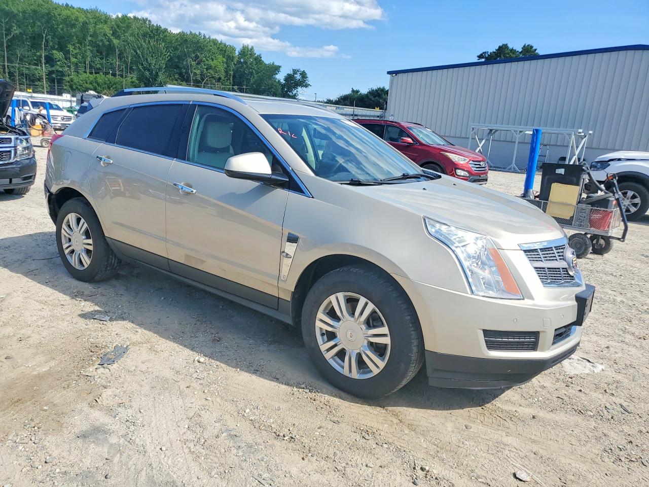 2011 Cadillac Srx Luxury Collection Gold vin: 3GYFNDEY7BS582329