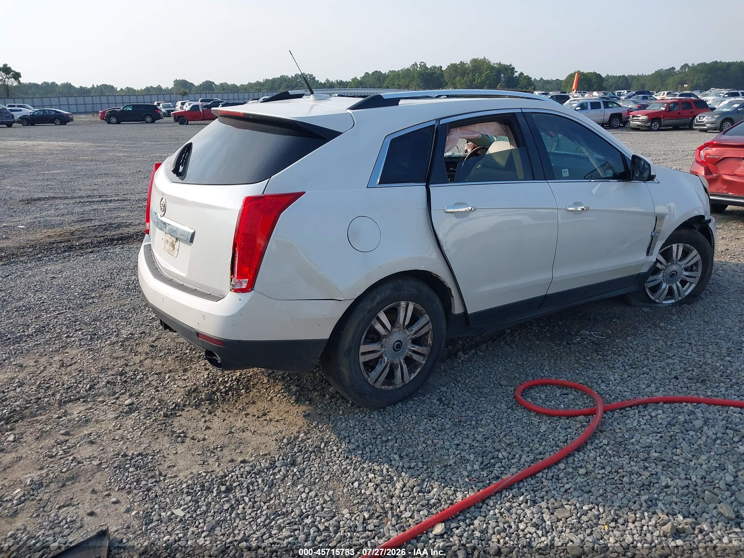 2011 Cadillac Srx Luxury Collection Белый vin: 3GYFNDEY7BS583299
