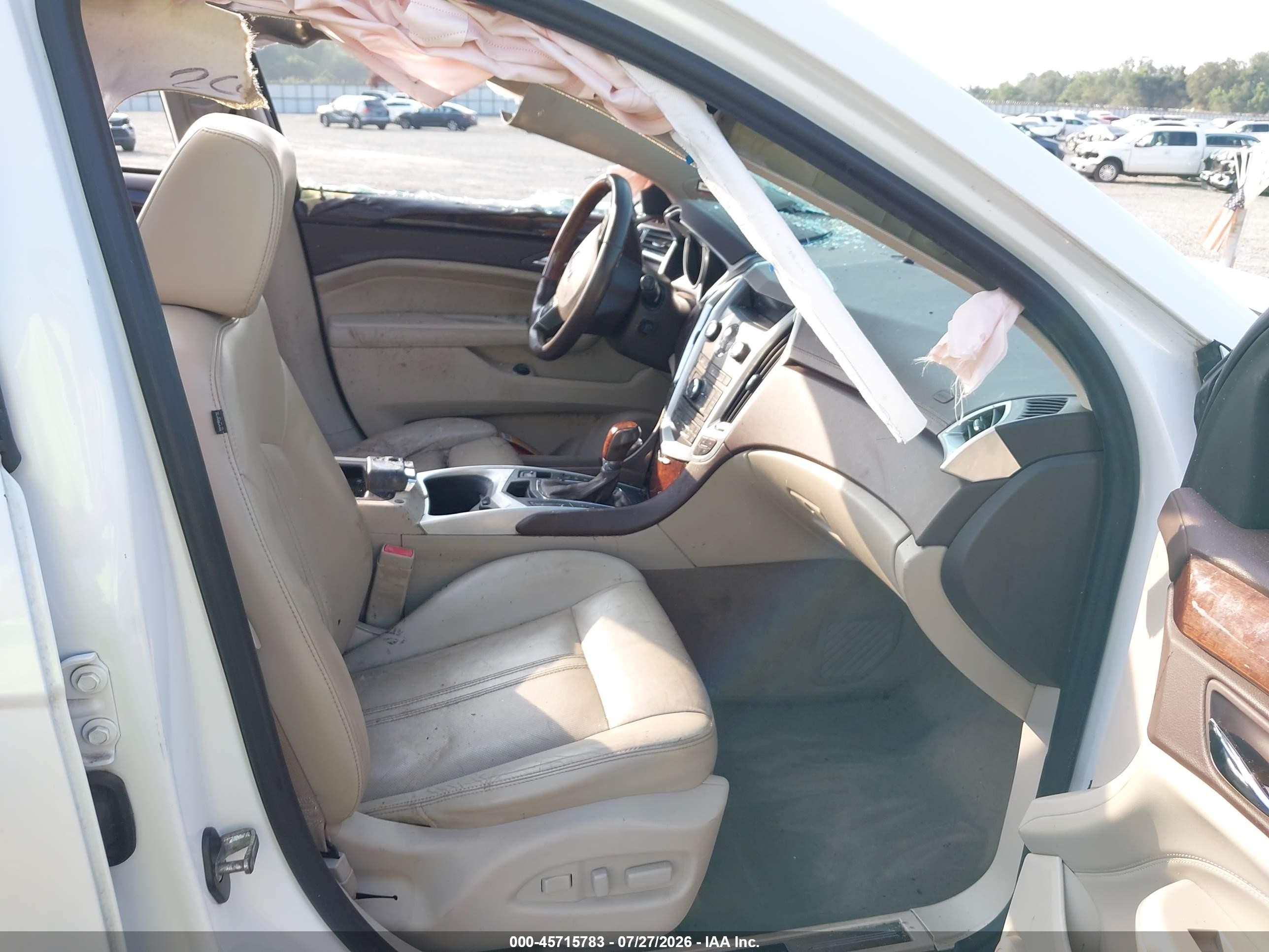 2011 Cadillac Srx Luxury Collection Белый vin: 3GYFNDEY7BS583299