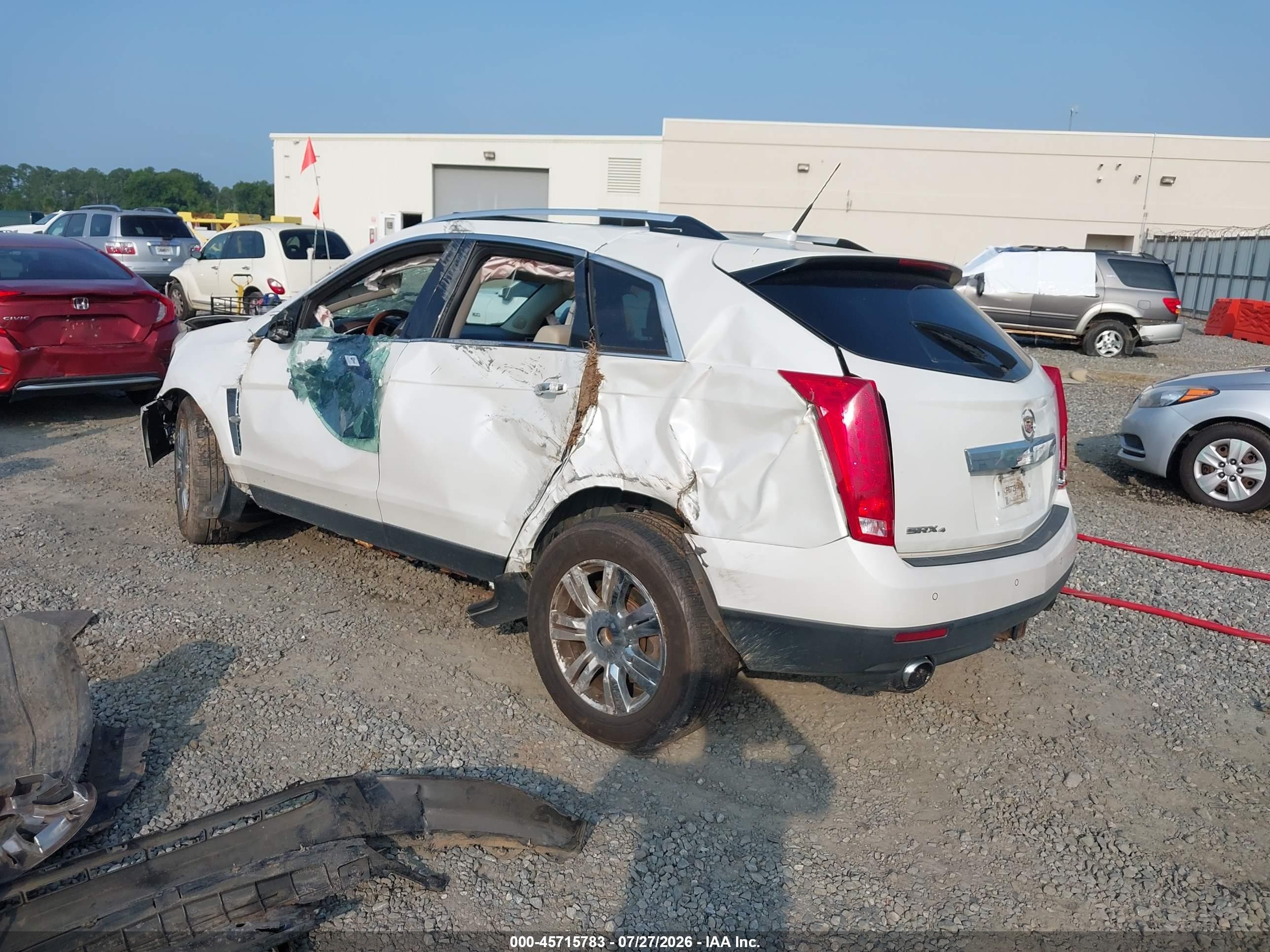 2011 Cadillac Srx Luxury Collection Белый vin: 3GYFNDEY7BS583299