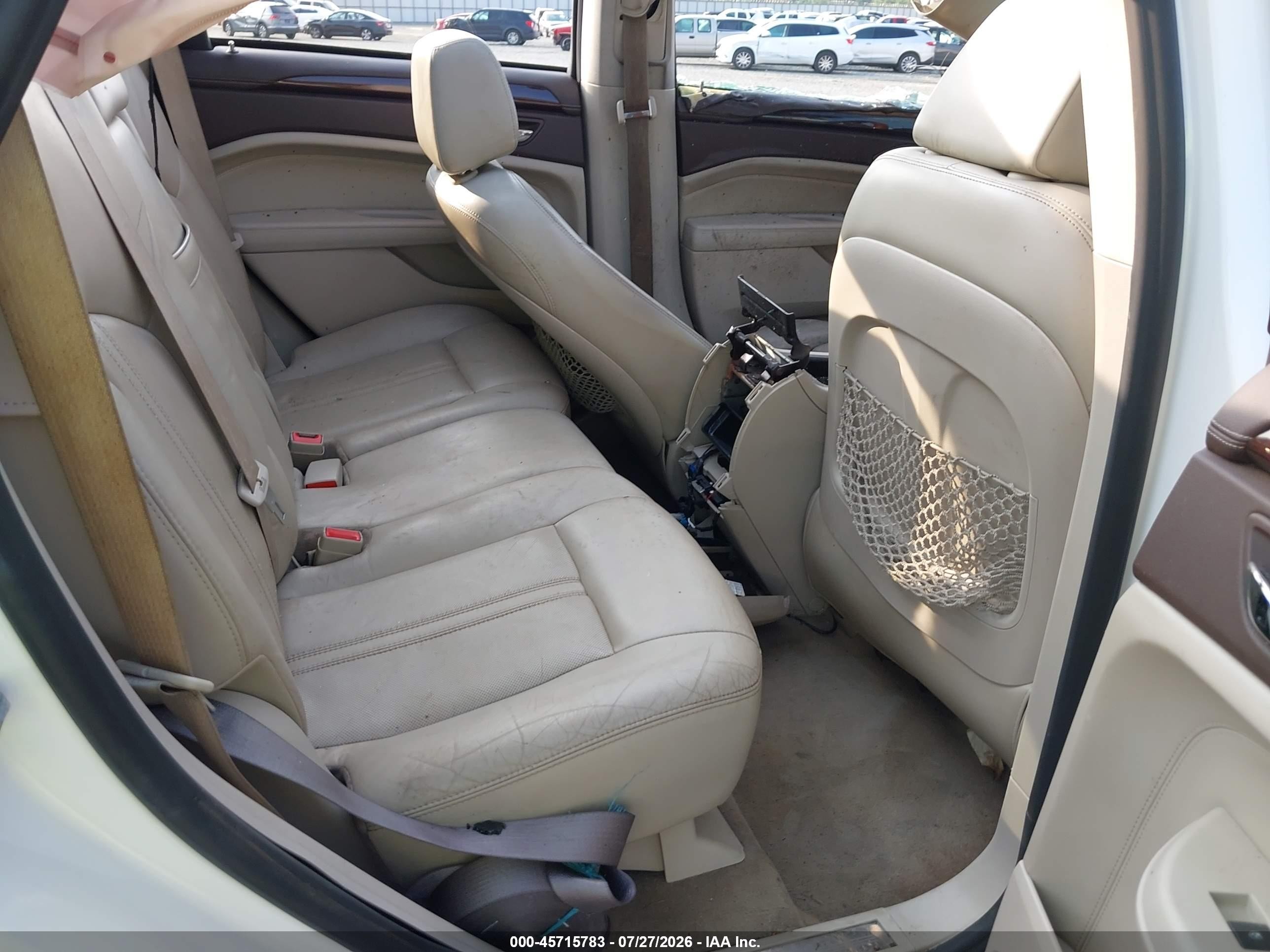 2011 Cadillac Srx Luxury Collection Белый vin: 3GYFNDEY7BS583299