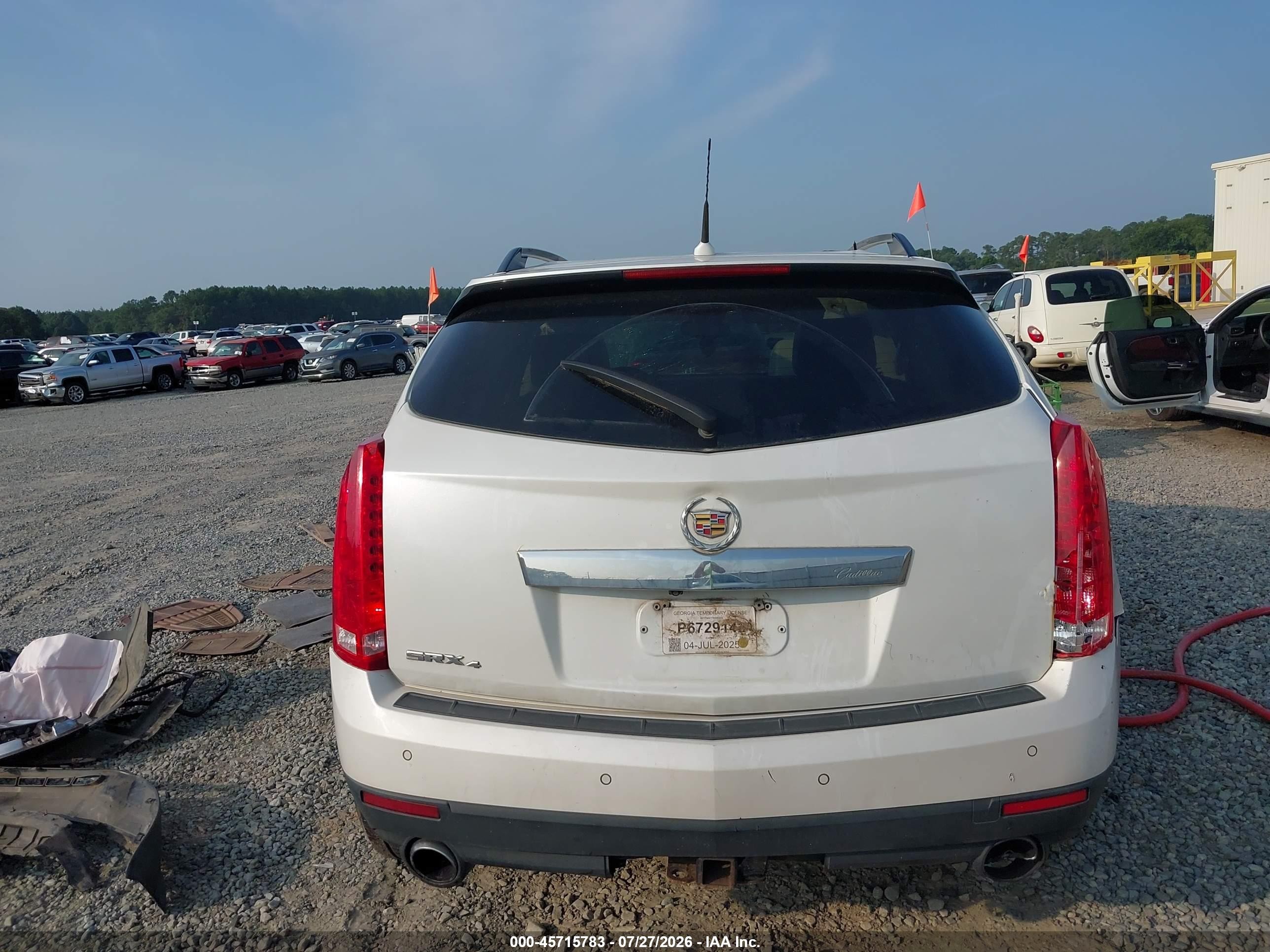 2011 Cadillac Srx Luxury Collection Белый vin: 3GYFNDEY7BS583299