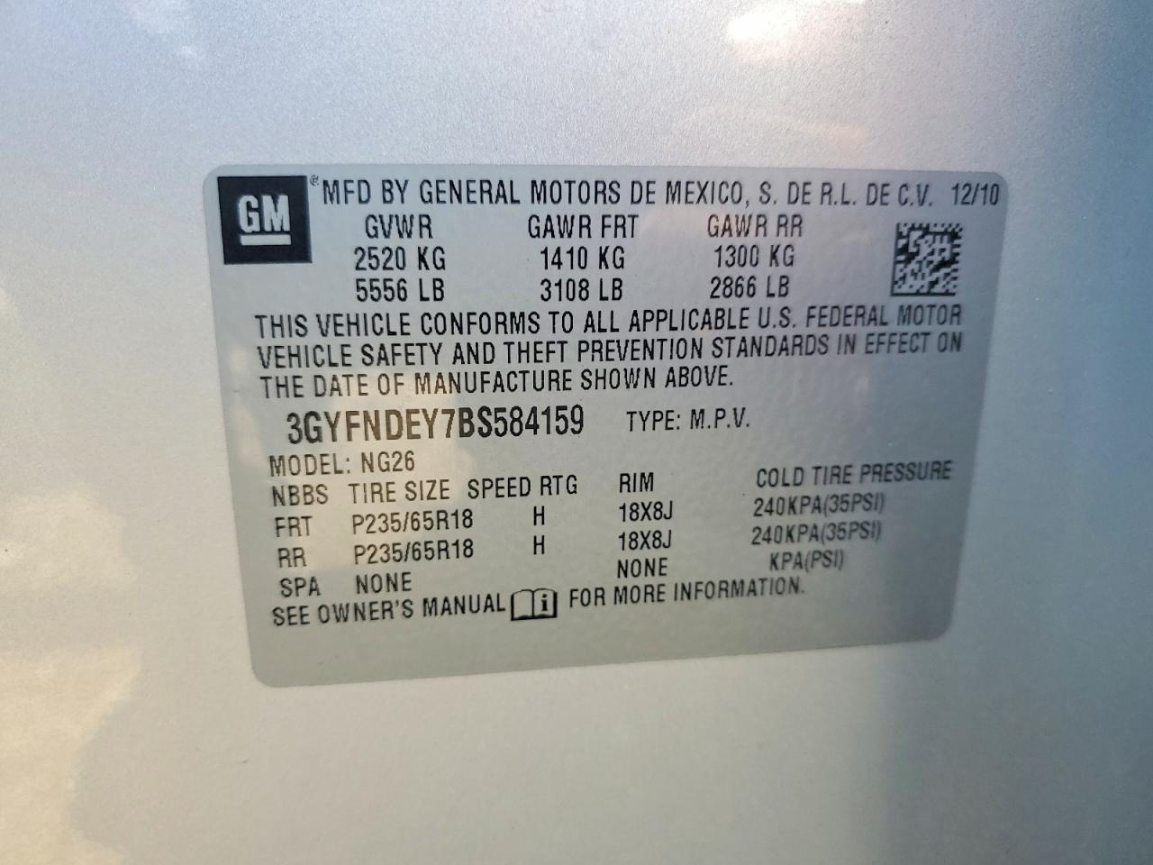 2011 Cadillac Srx Luxury Collection Silver vin: 3GYFNDEY7BS584159