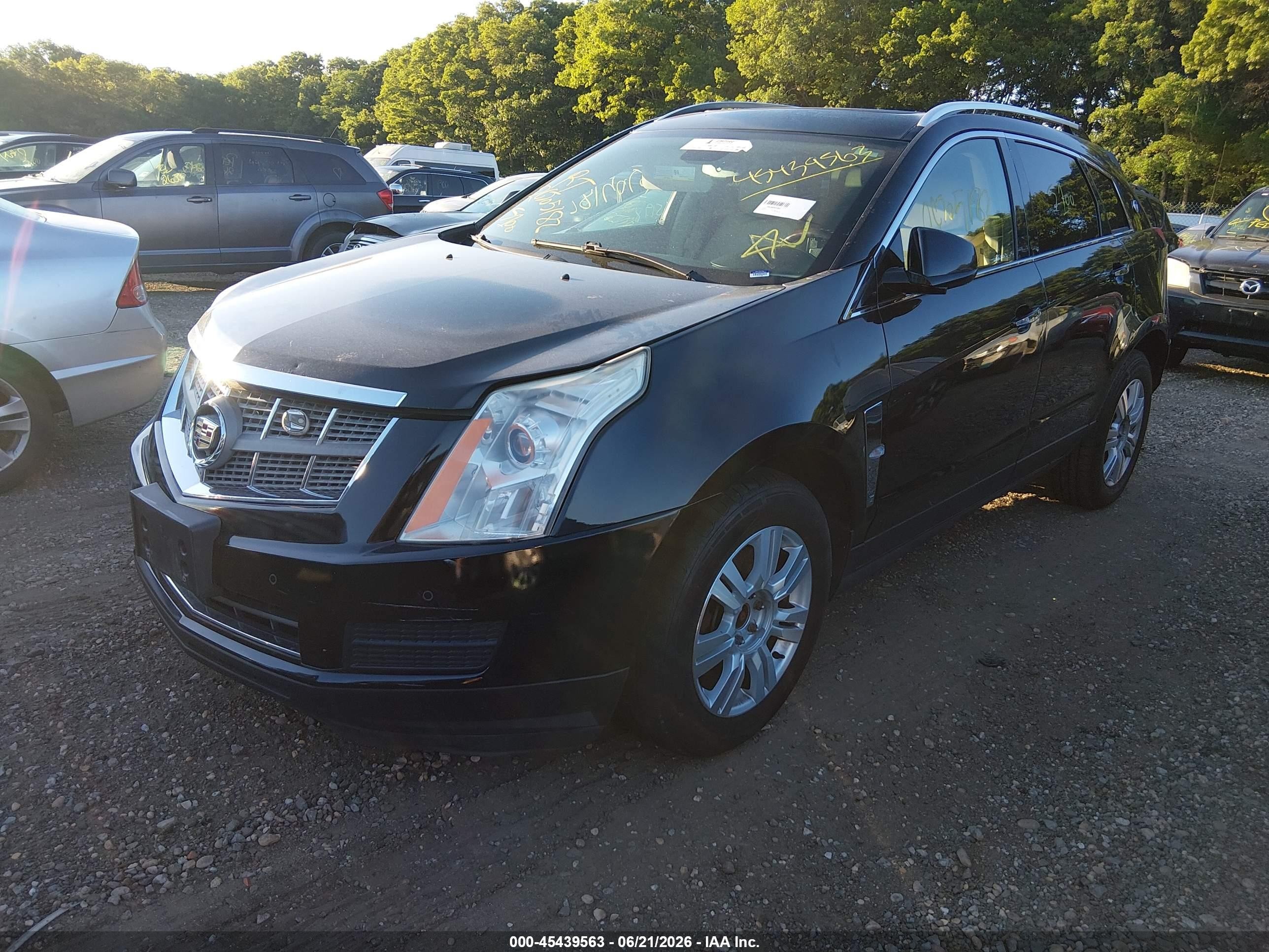 2011 Cadillac Srx Luxury Collection Черный vin: 3GYFNDEY7BS649432