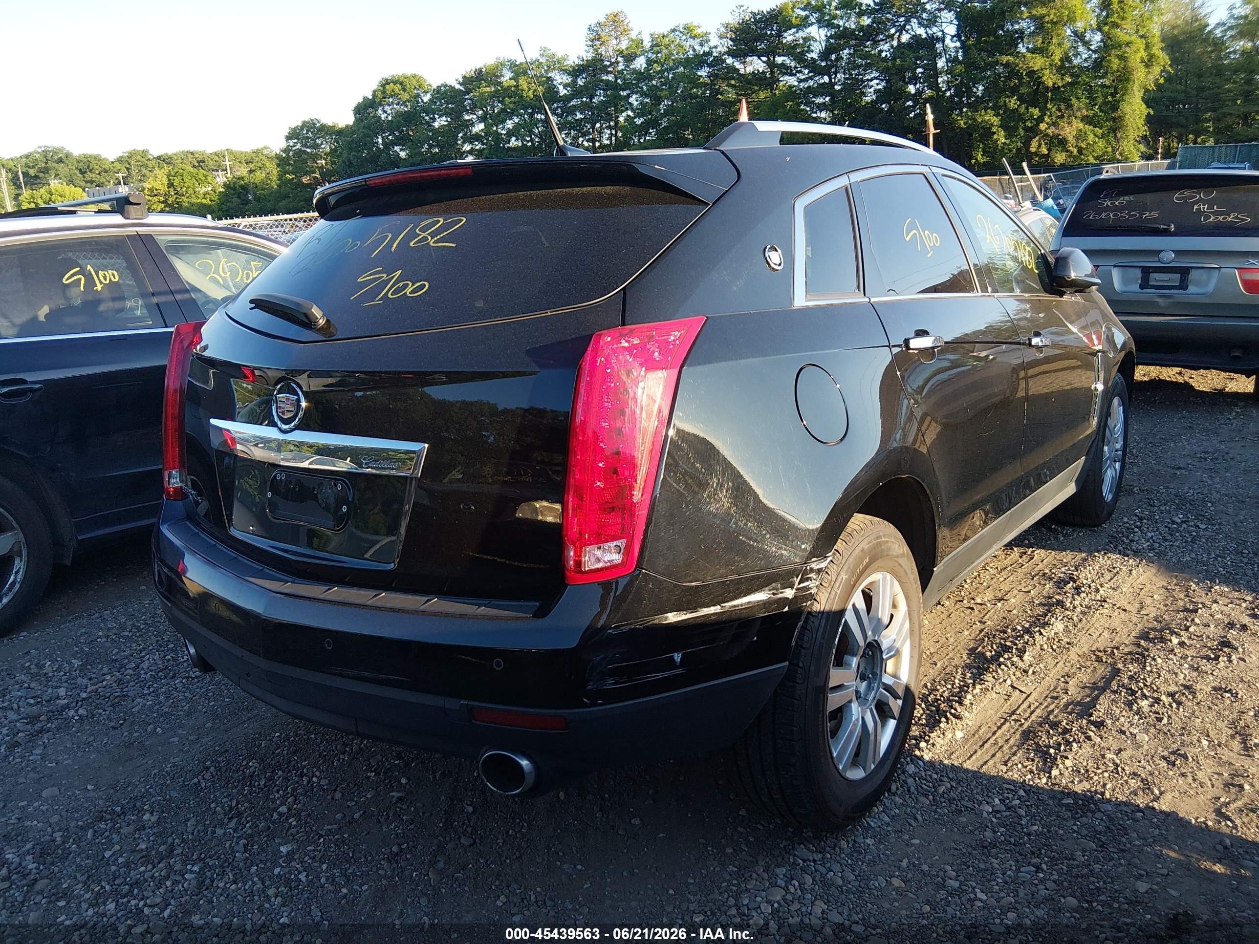 2011 Cadillac Srx Luxury Collection Черный vin: 3GYFNDEY7BS649432