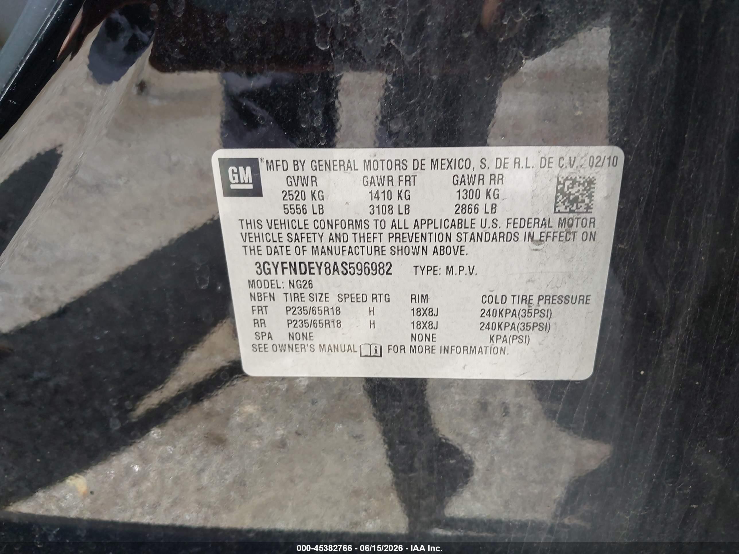 2010 Cadillac Srx Luxury Collection Черный vin: 3GYFNDEY8AS596982