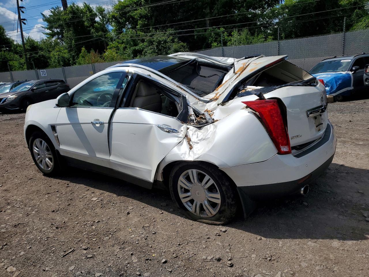 2010 Cadillac Srx Luxury Collection White vin: 3GYFNDEY8AS642472