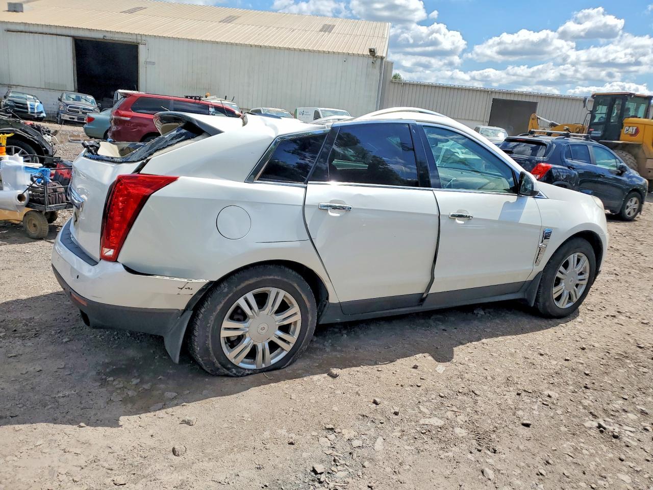 2010 Cadillac Srx Luxury Collection White vin: 3GYFNDEY8AS642472