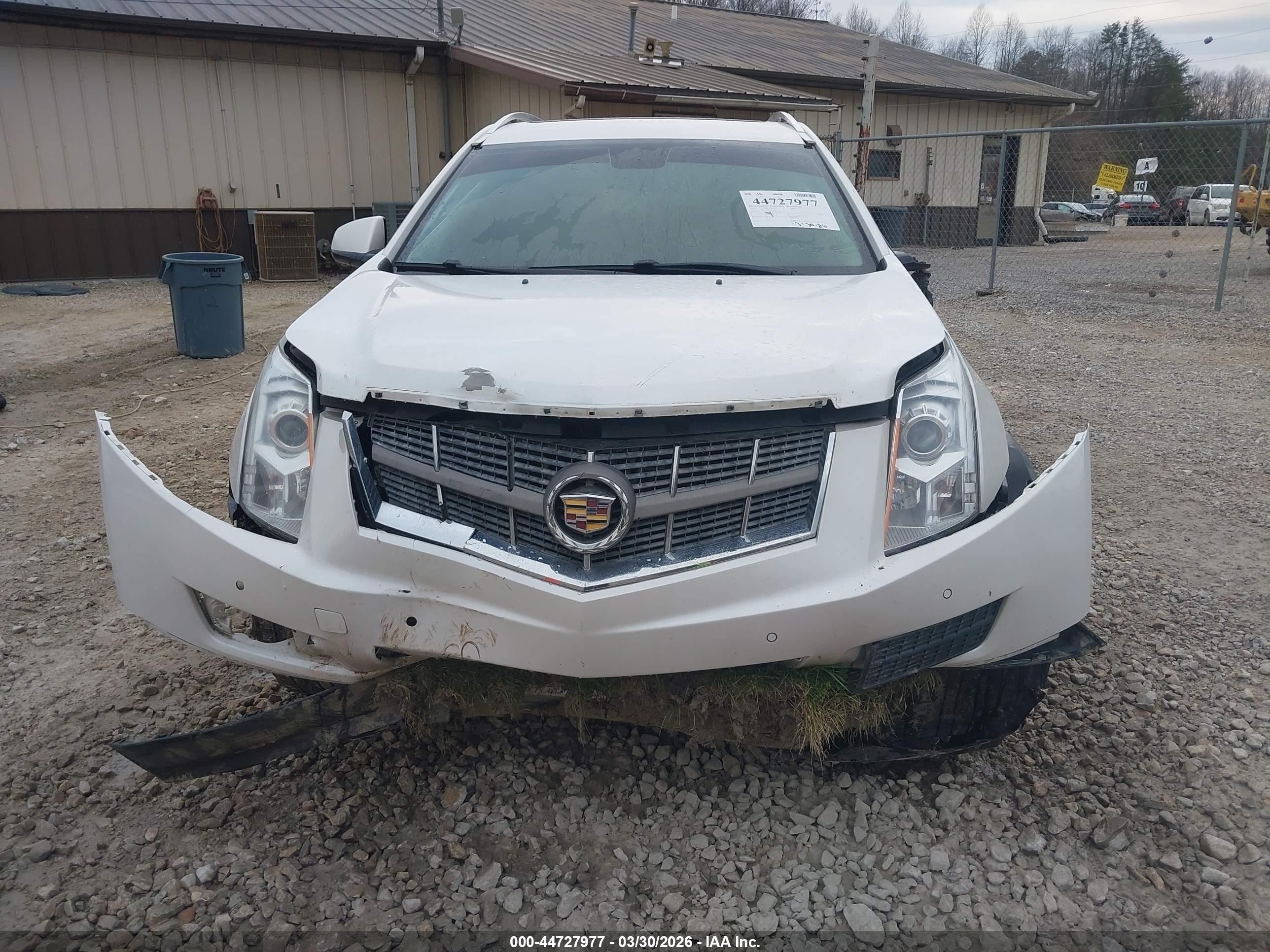 2011 Cadillac Srx Luxury Collection White vin: 3GYFNDEY8BS601695