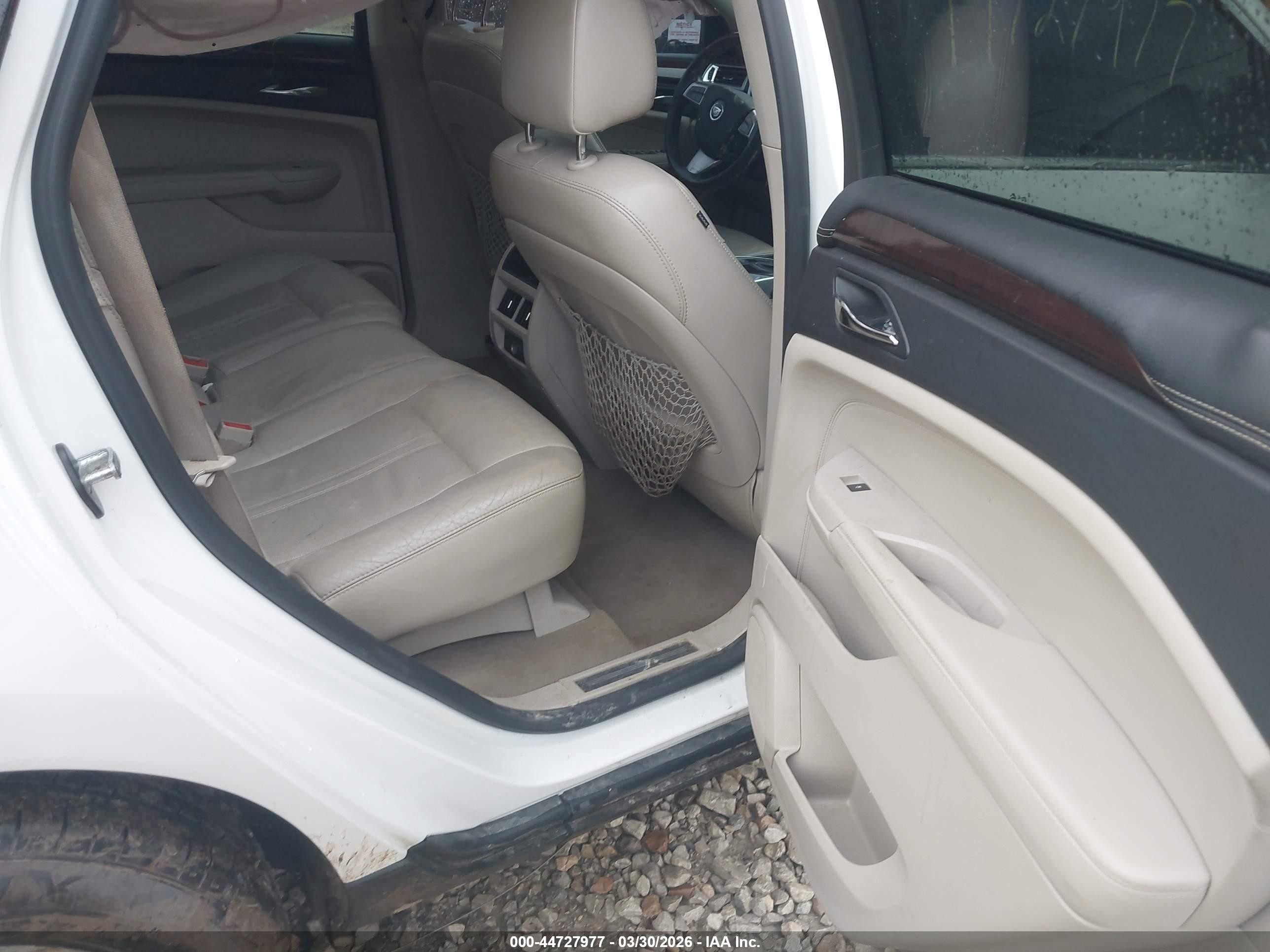 2011 Cadillac Srx Luxury Collection White vin: 3GYFNDEY8BS601695