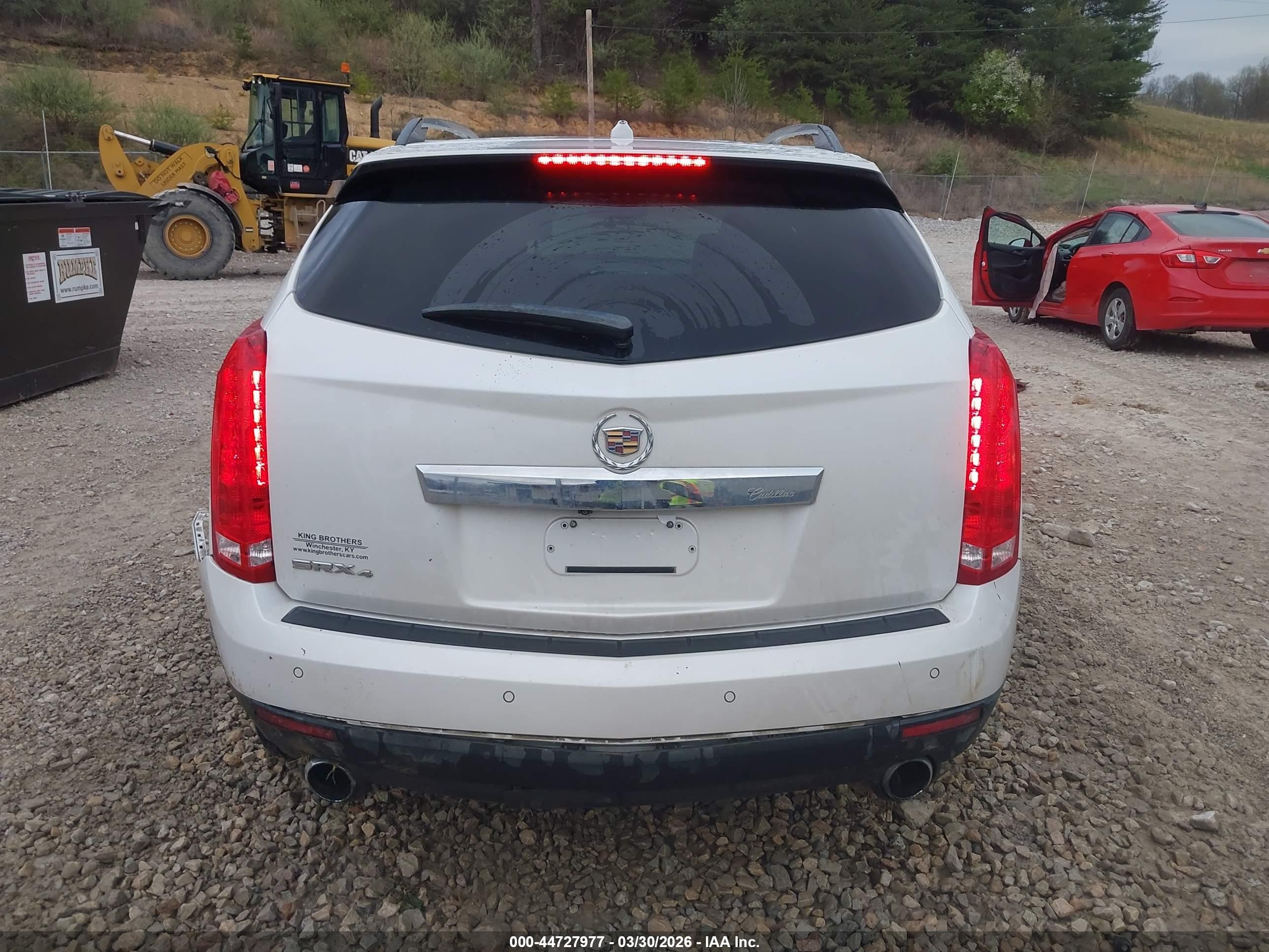 2011 Cadillac Srx Luxury Collection White vin: 3GYFNDEY8BS601695