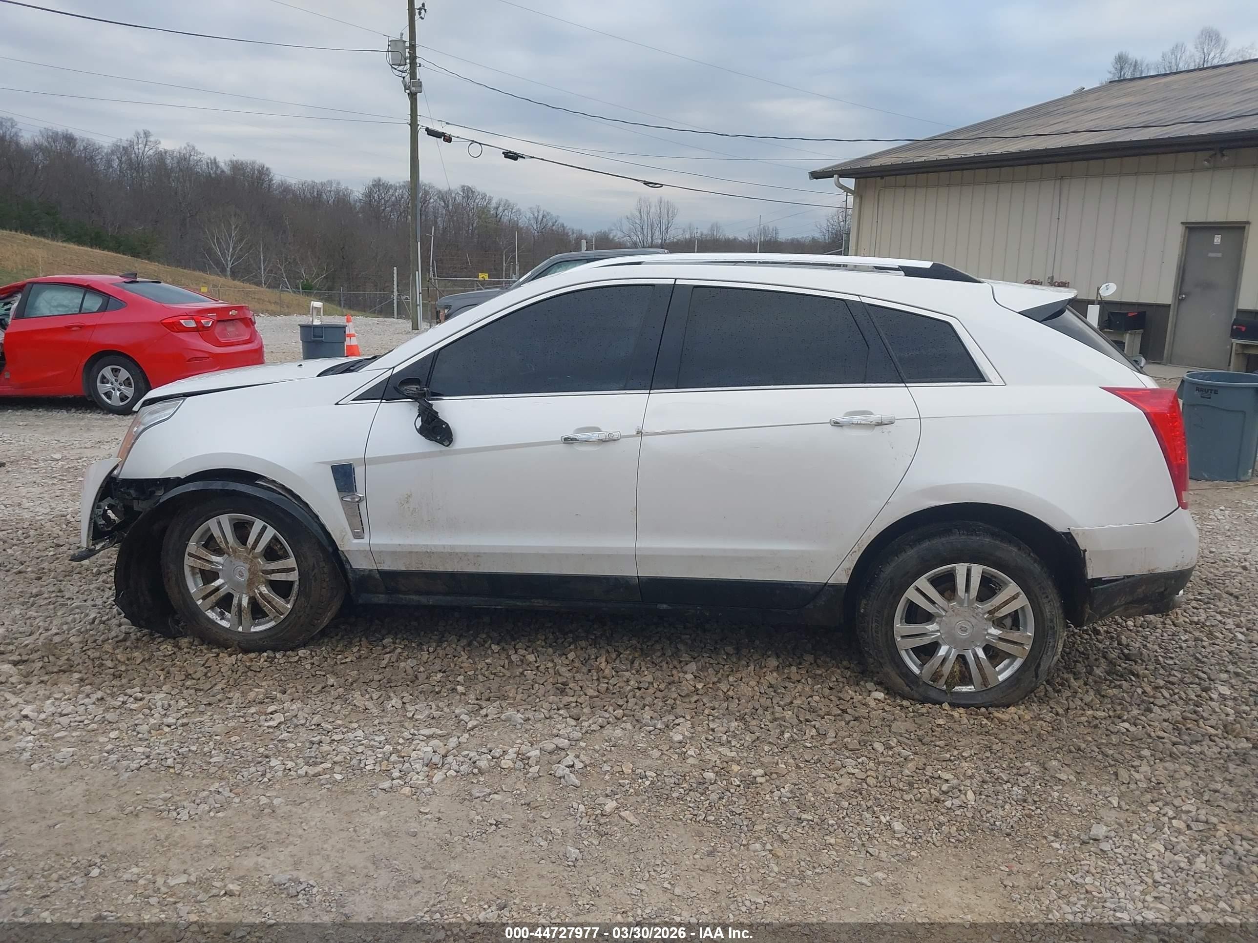 2011 Cadillac Srx Luxury Collection White vin: 3GYFNDEY8BS601695