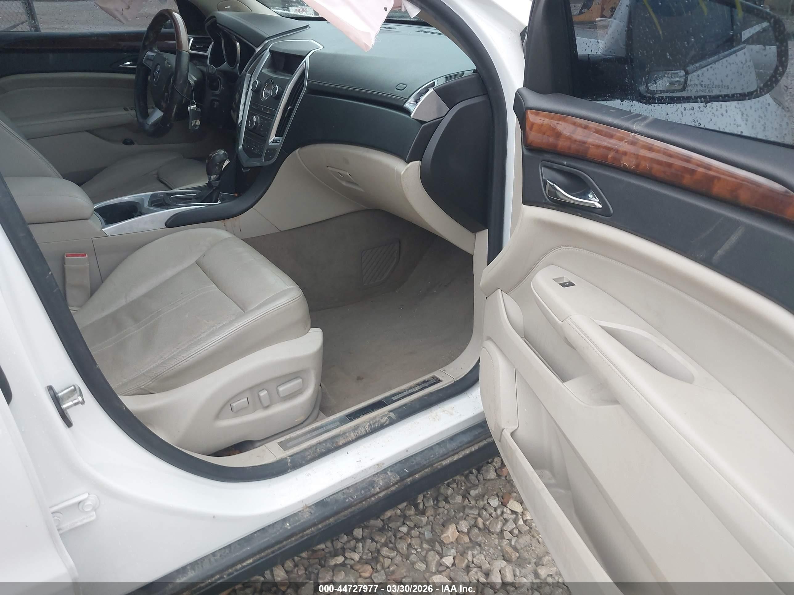 2011 Cadillac Srx Luxury Collection White vin: 3GYFNDEY8BS601695