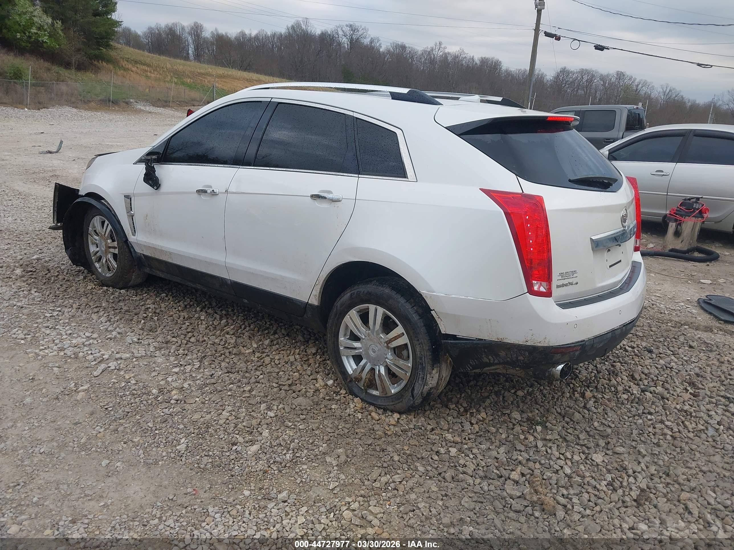 2011 Cadillac Srx Luxury Collection White vin: 3GYFNDEY8BS601695