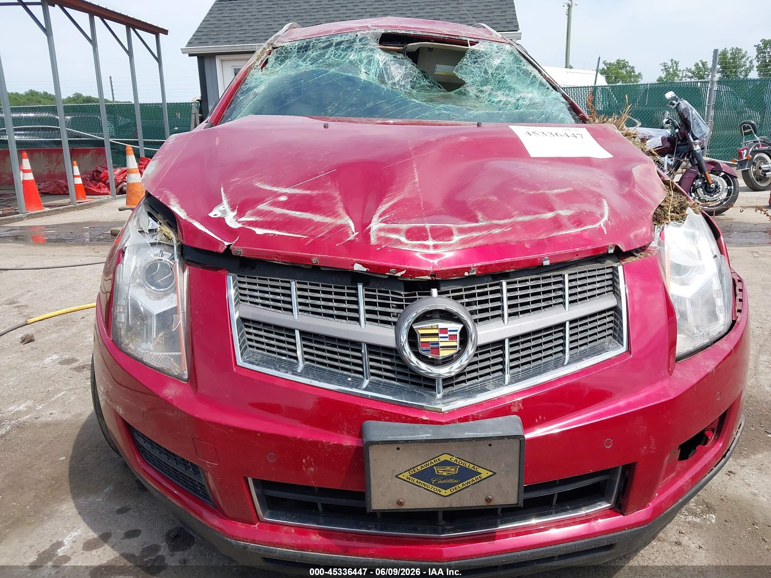 2010 Cadillac Srx Luxury Collection Red vin: 3GYFNDEY9AS593024